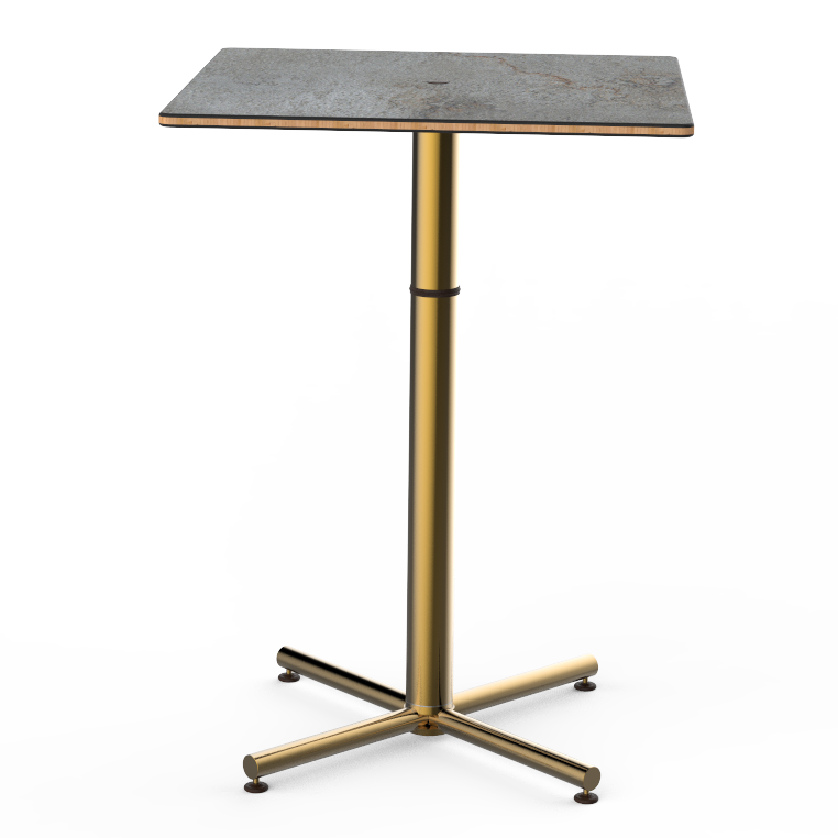 Square Bar Table L 30.0" W 30.0" Polo