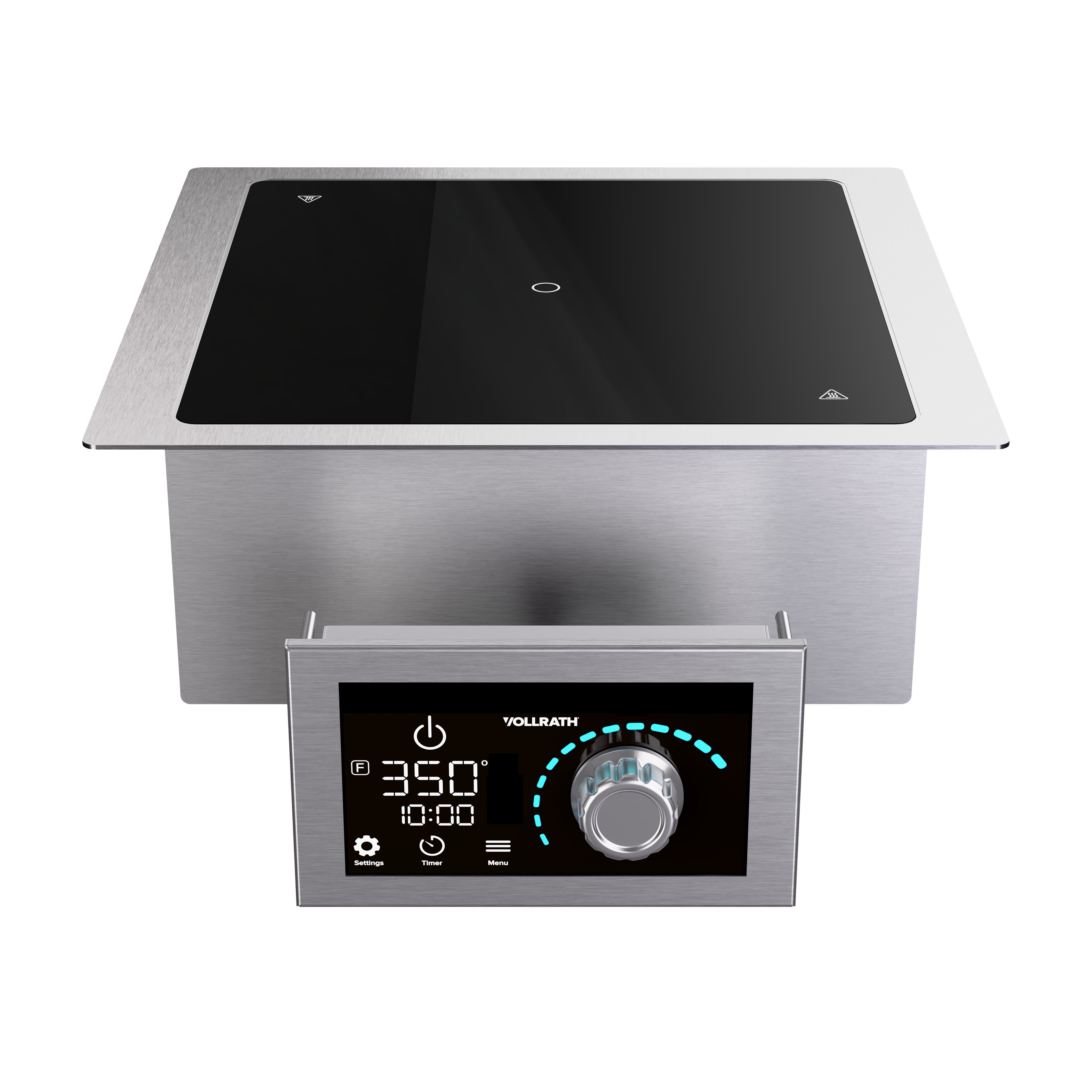 208- To 240-Volt 2,900-Watt Single-Hob Drop-In Induction Range with Programs