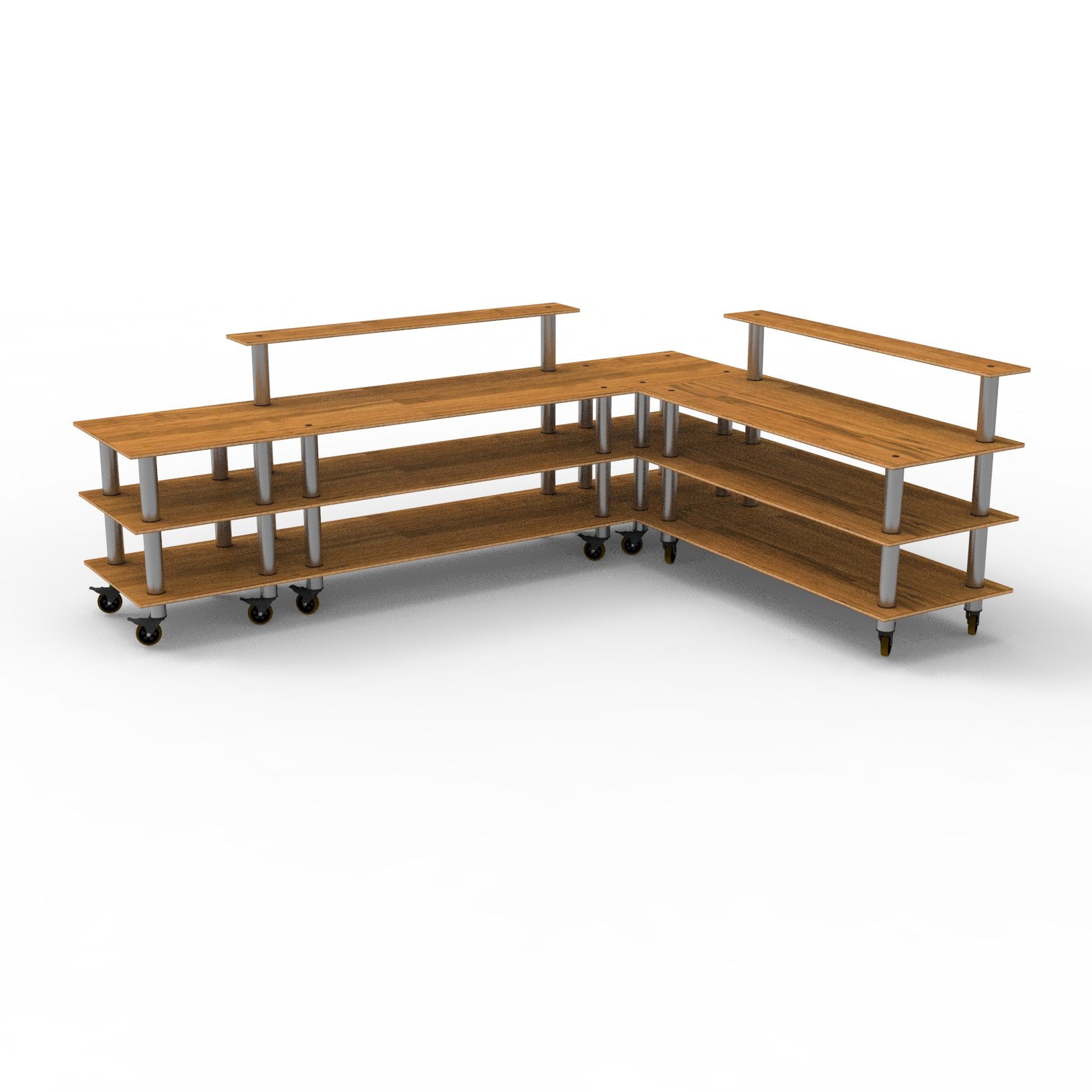 Naked Breakfast Corner Station L 130.0" W 100.5" Modular
