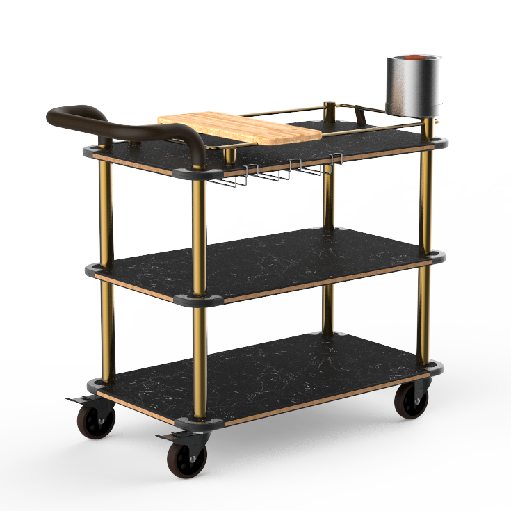 Mixology Cart L 41.5" W 21.0" Rollin