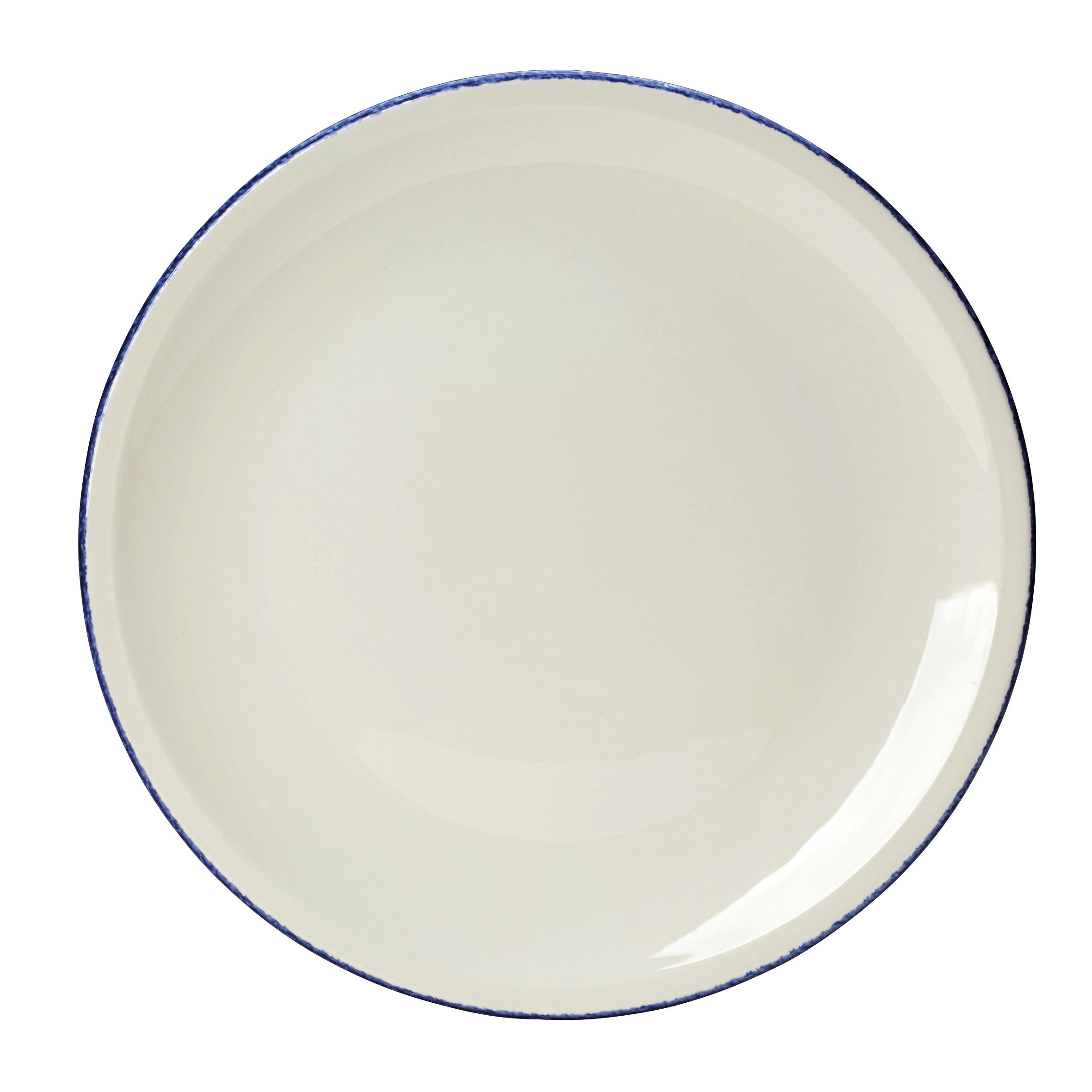 Pizza Plate 12.5" Dia. L 12.5" W 12.5" Blue Dapple