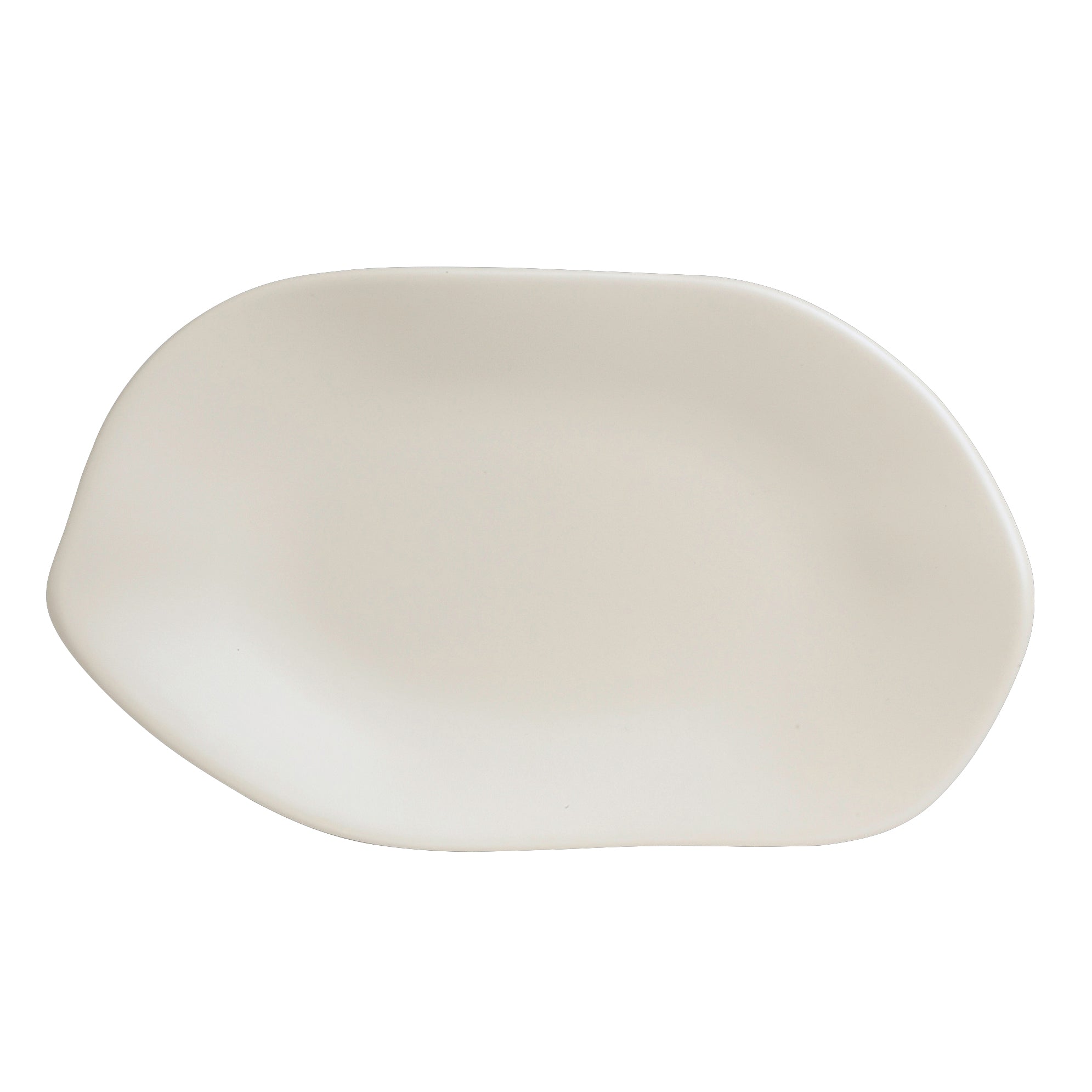 Oval Platter L 12.0" W 7.125" Marisol Sandshl