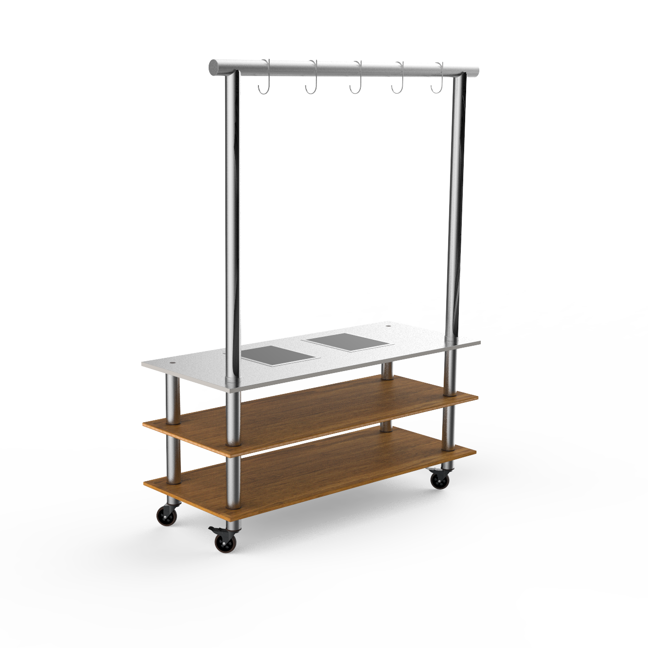 Arched Pro Cooking Induction L 130.0" W 29.5" Modular