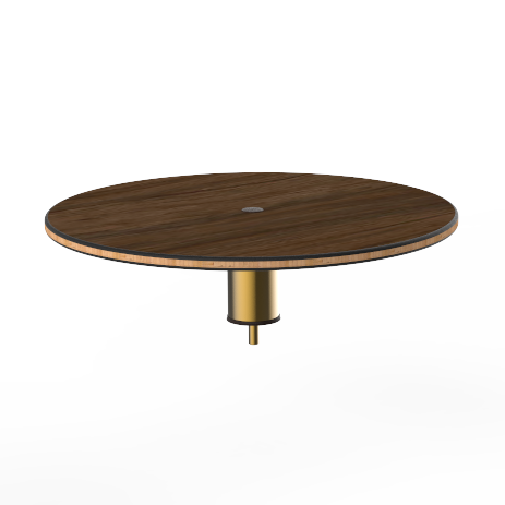 Round Low Display Shelf 24.0" Dia. Modular