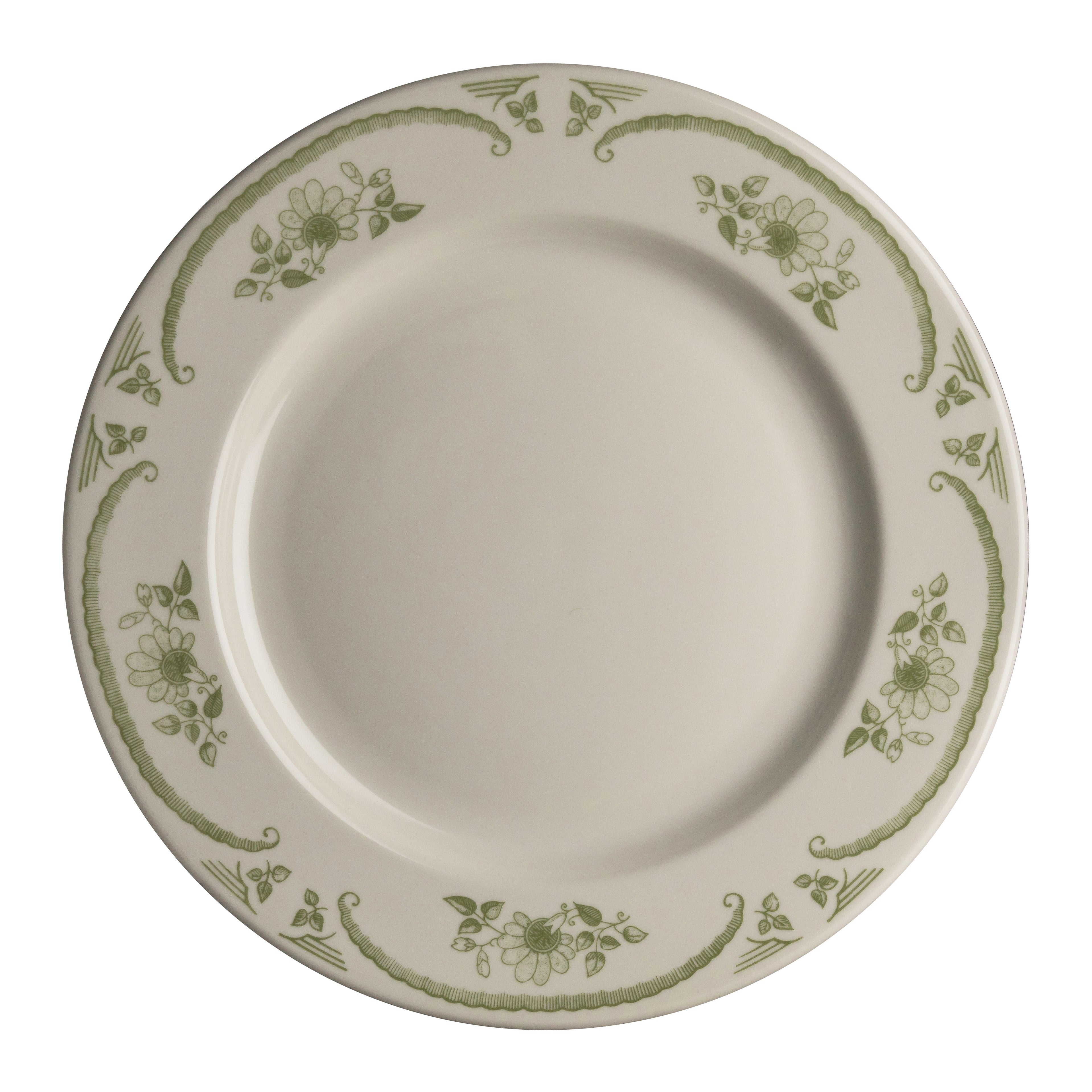 American Rose Rolled Edge Plates D11.125