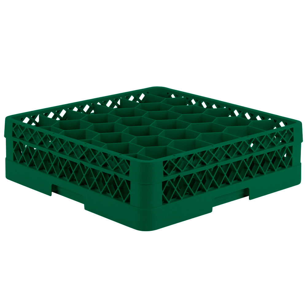 Traex® Full-Size Rack Max® 30 compartment rack with one extender in Green