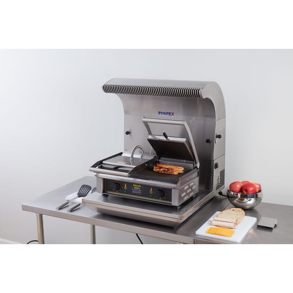 Diablo Premium Double Cast Iron Panini Grill, 6.5kW, 208/240V