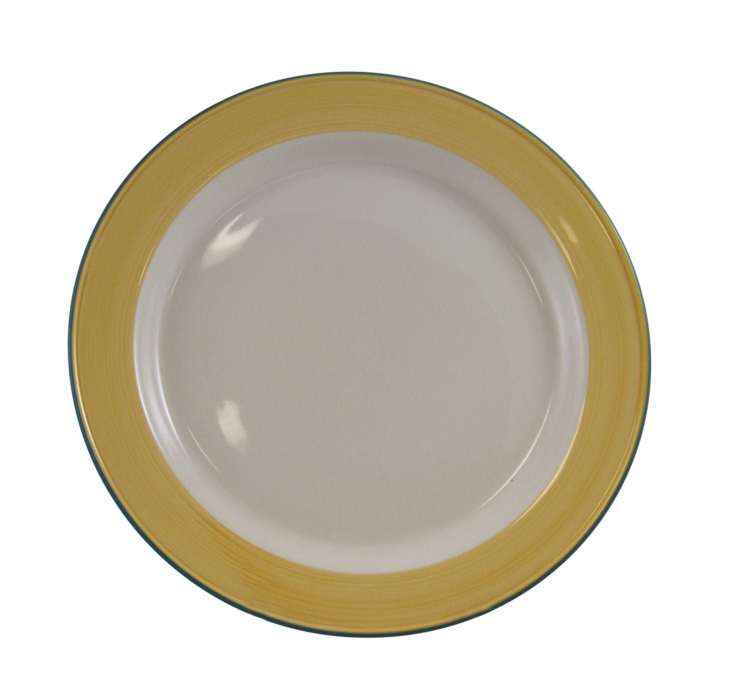 Slimline Plate 9.0" Dia. L 9.0" W 9.0" Rio Yellow