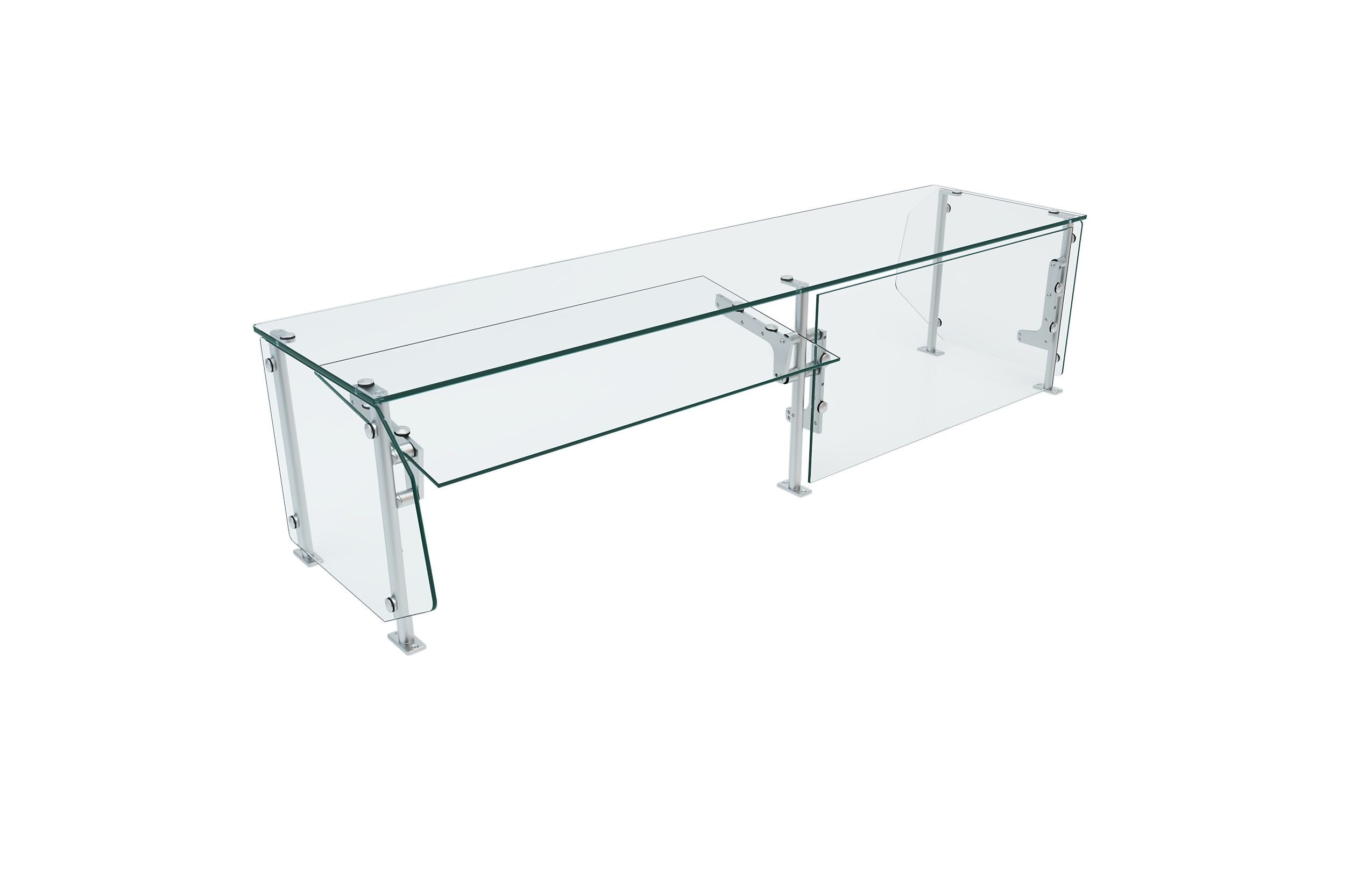 Versa-Gard 6-Position Adjustable Self-Service Food Protector with Shelf
