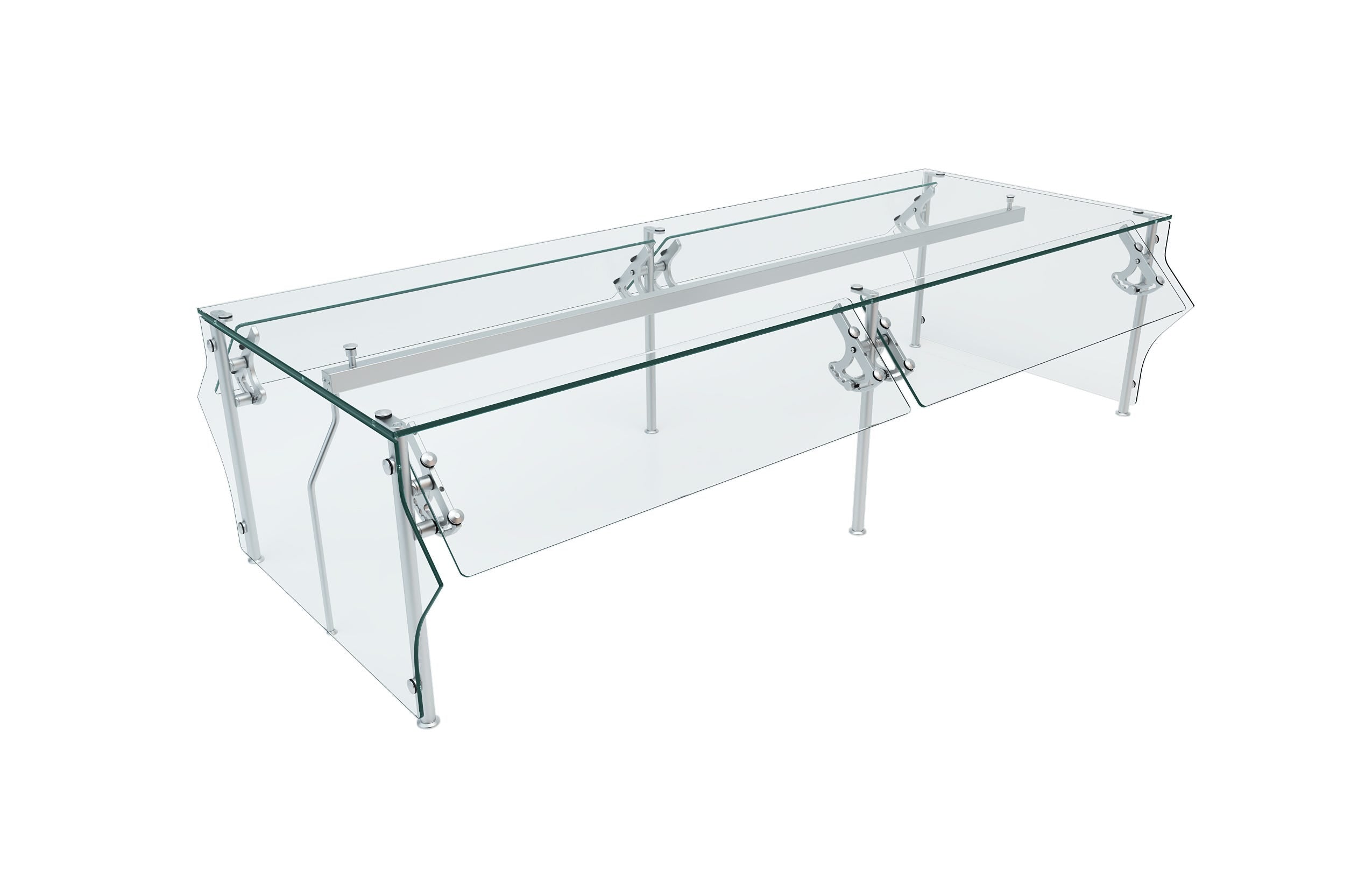 Versa-Gard 7-Position Adjustable Double-Sided Food Protector with Shelf