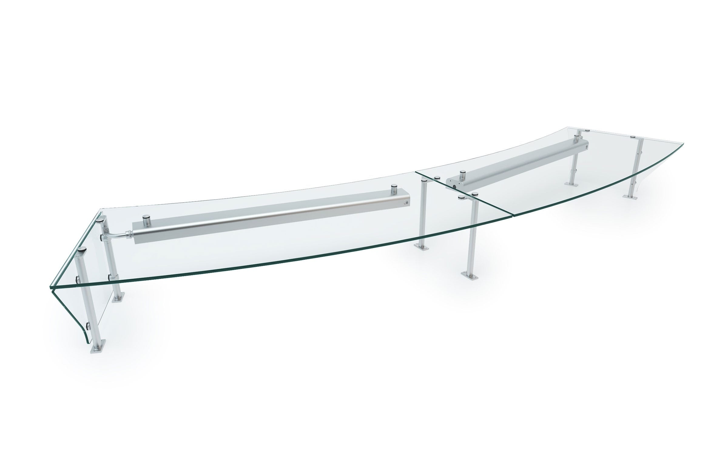 Versa-Gard Single-Sided Self-Service Food Protector with End Panels