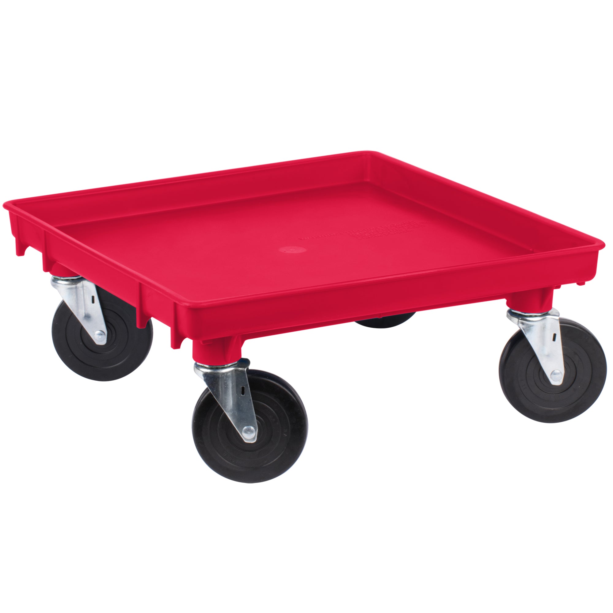 Traex® Dollies - Red, Rack dolly base