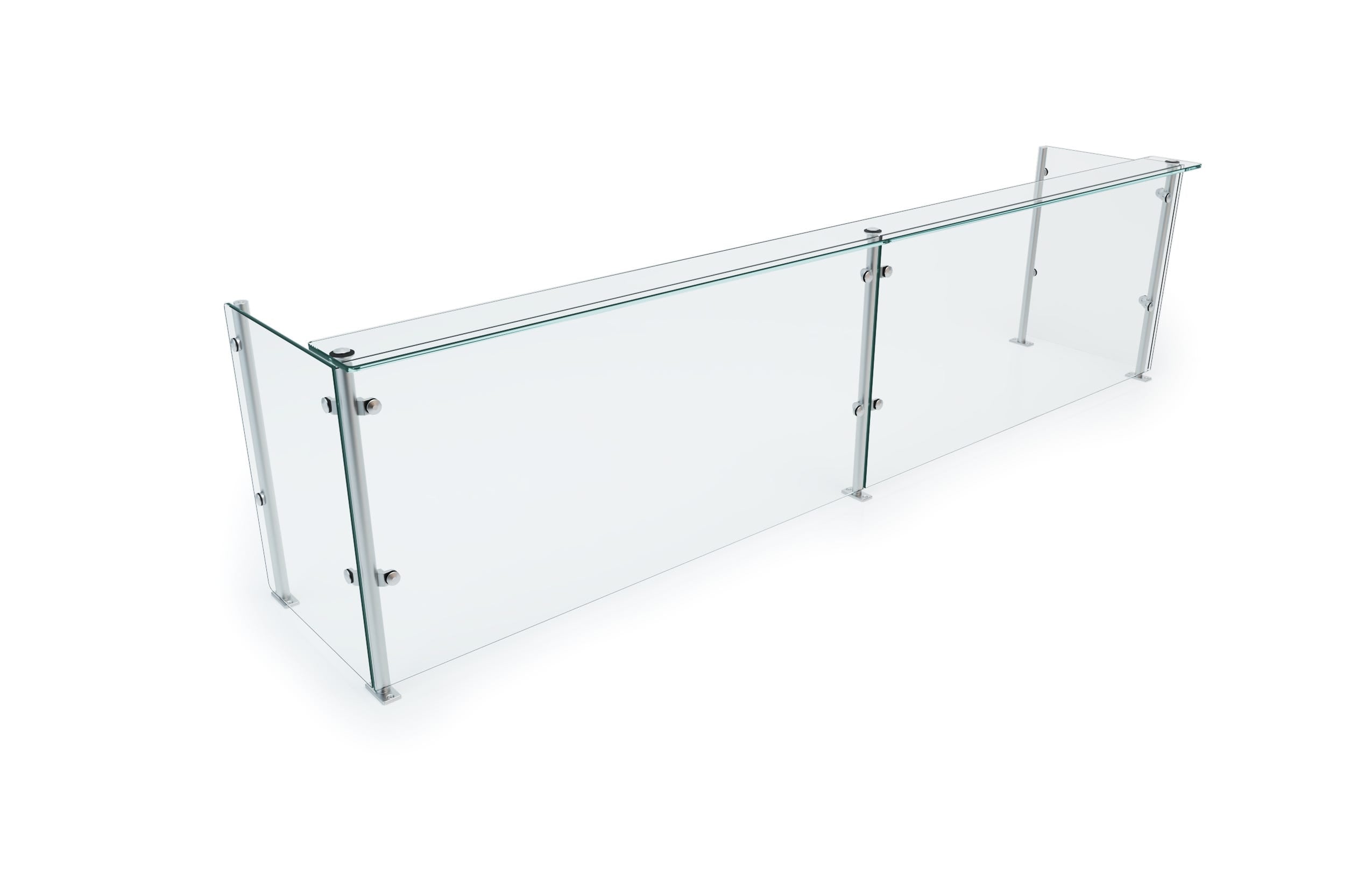Versa-Gard Full-Service Vertical Food Protector with Pass-Over Shelf