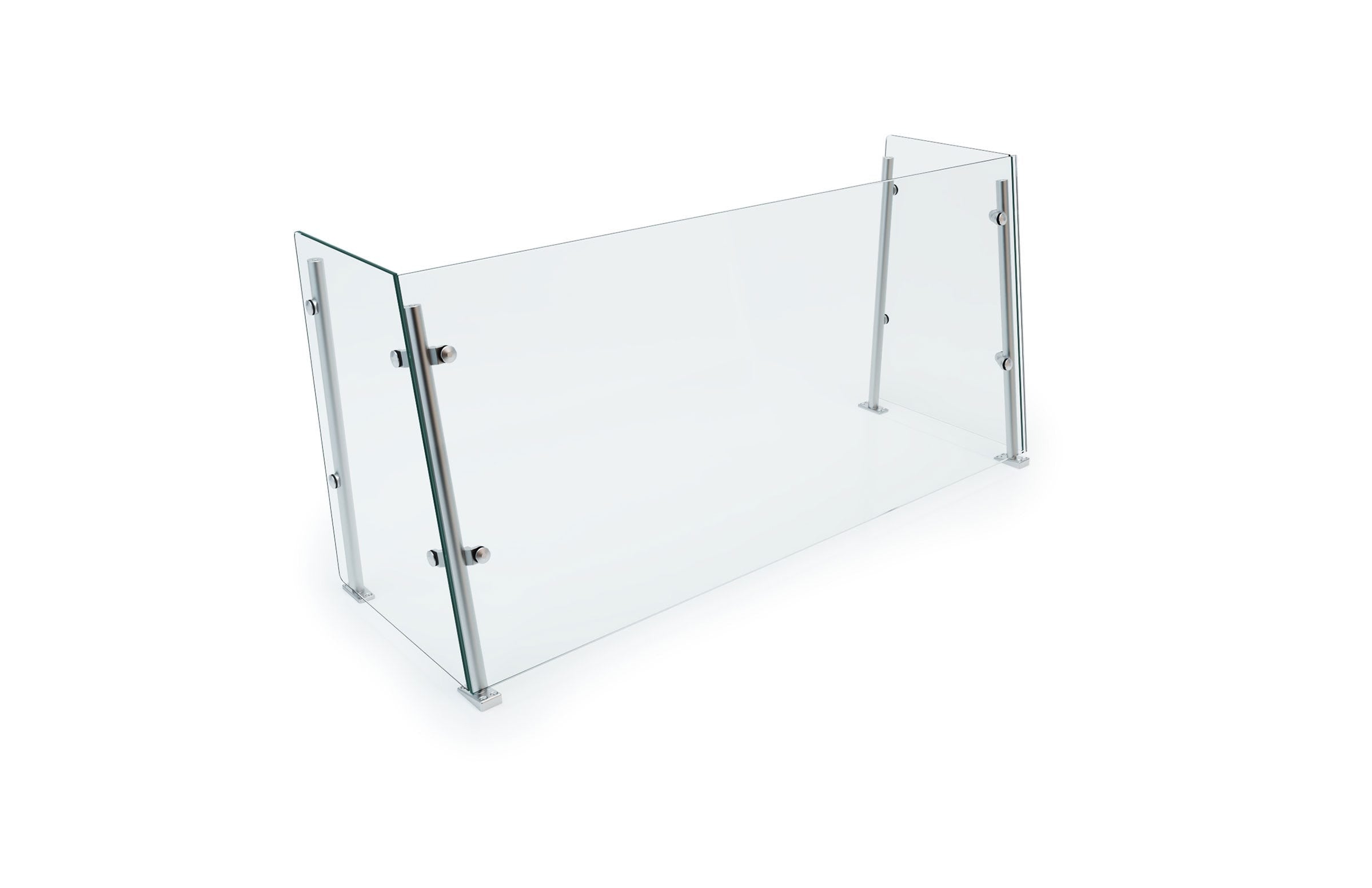 Versa-Gard Full-Service Sloped Glass Vertical Food Protector