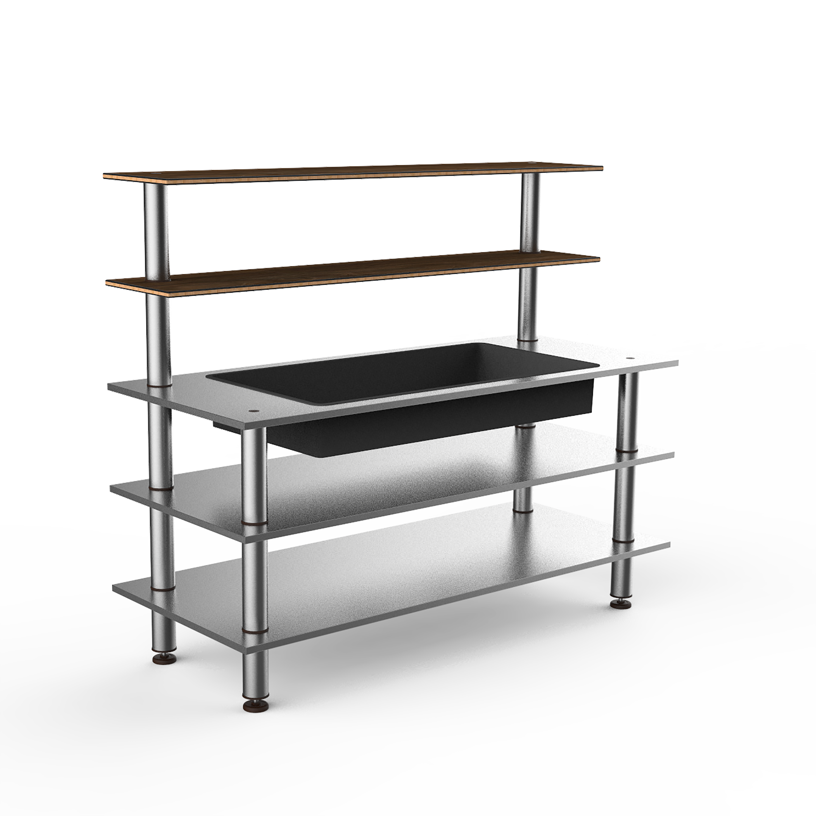 Pro Back Bar Station L 71.0" W 29.5" Modular