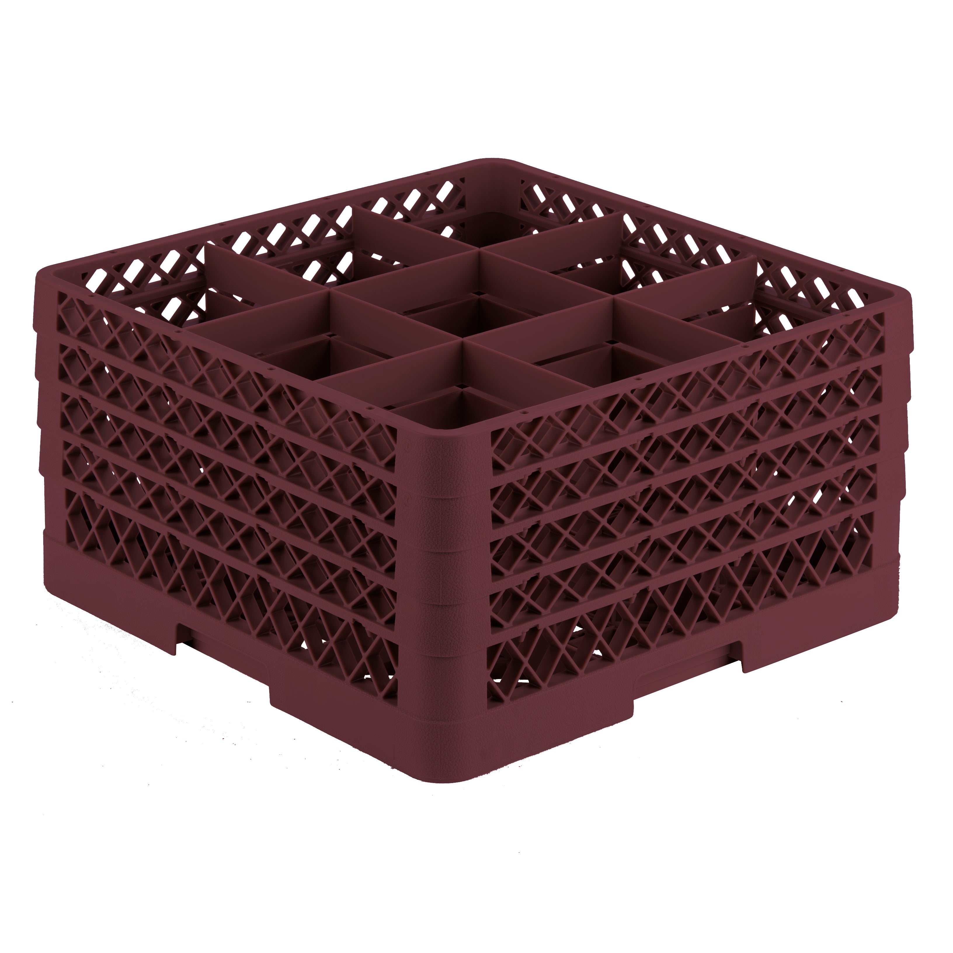 9-Compartment Square Traex® Full Size Compartment Racks