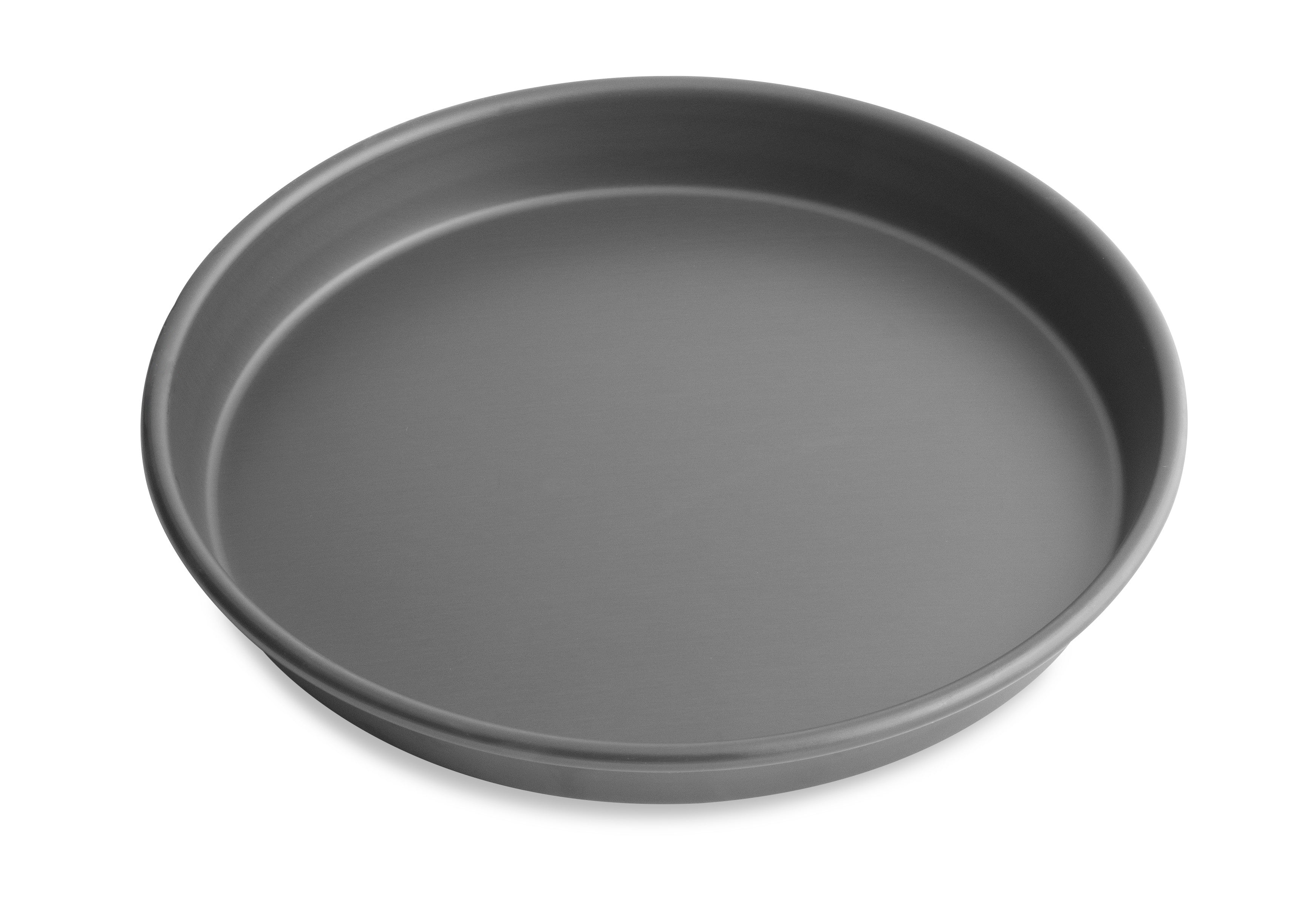14" Solid Tapered Deep Dish Pizza Pan with Hard Coat Anodized Finish