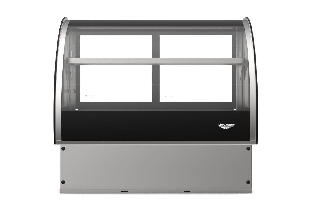 36-Inch-Wide 120-Volt Curved-Glass Drop-In Refrigerated Display Case with Rear Access