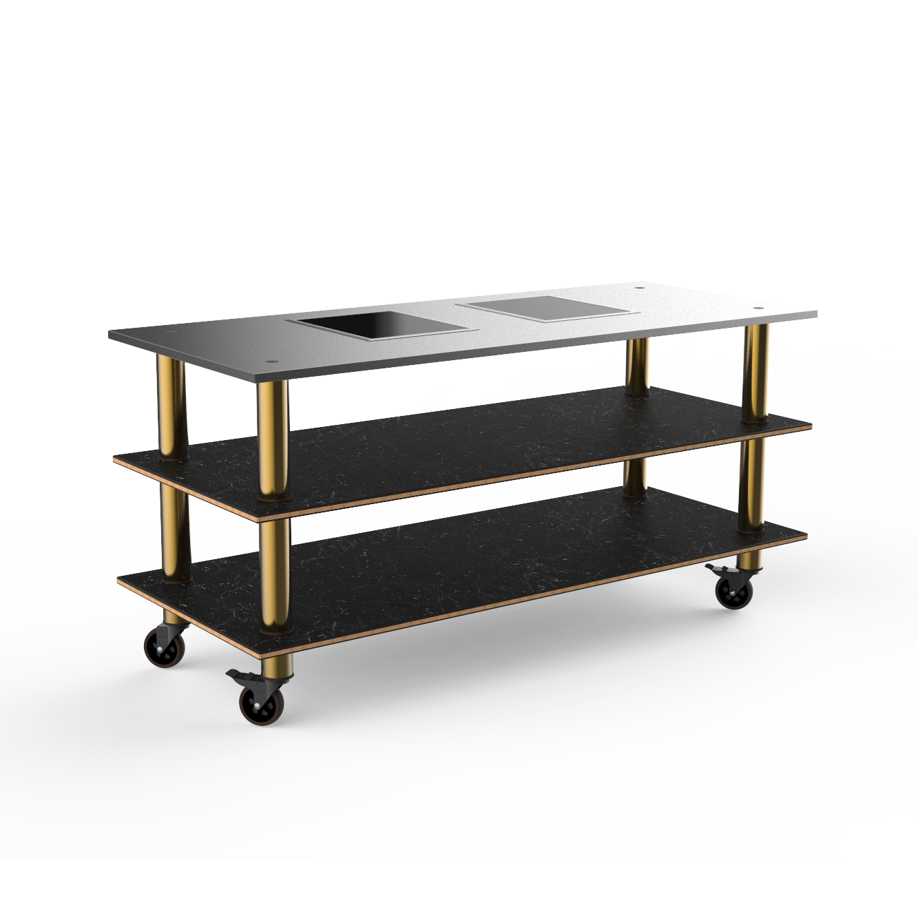 Pro Cooking Induction Station L 71.0" W 29.5" Modular
