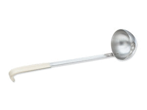 3 oz. round ladle with ivory Kool-Touch® handle