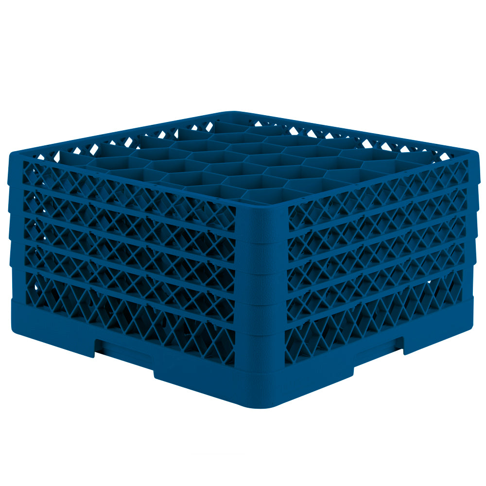 Traex® Full-Size Rack Max® Compartment Racks with four extenders in Royal Blue