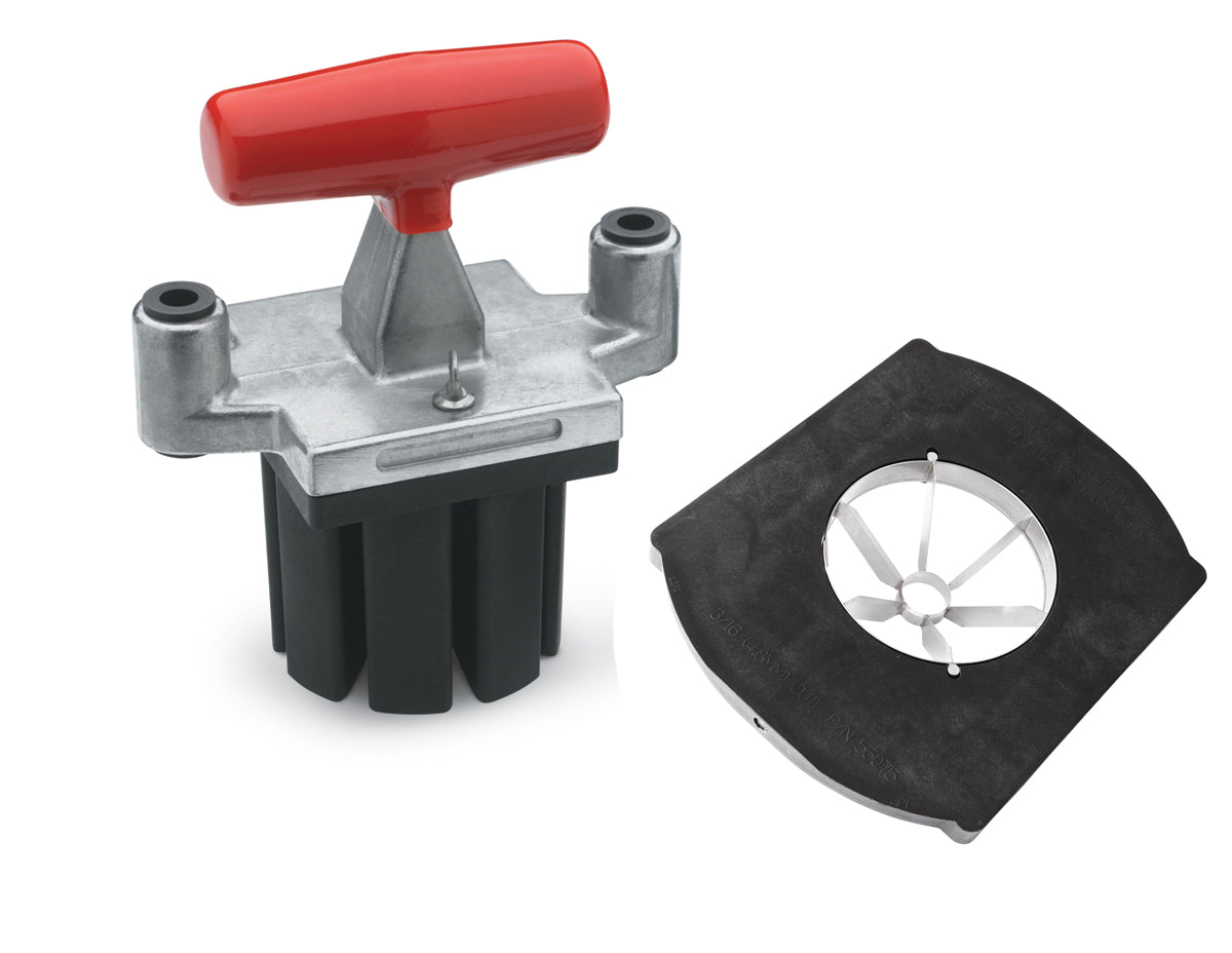 Insta Cut® 3.5 Tabletop T-Handle, Pusher Block and Blade, 8 Section Core