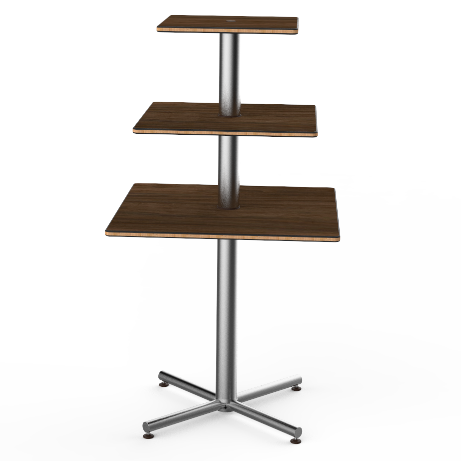 Square Display Table L 30.0" W 30.0" Polo