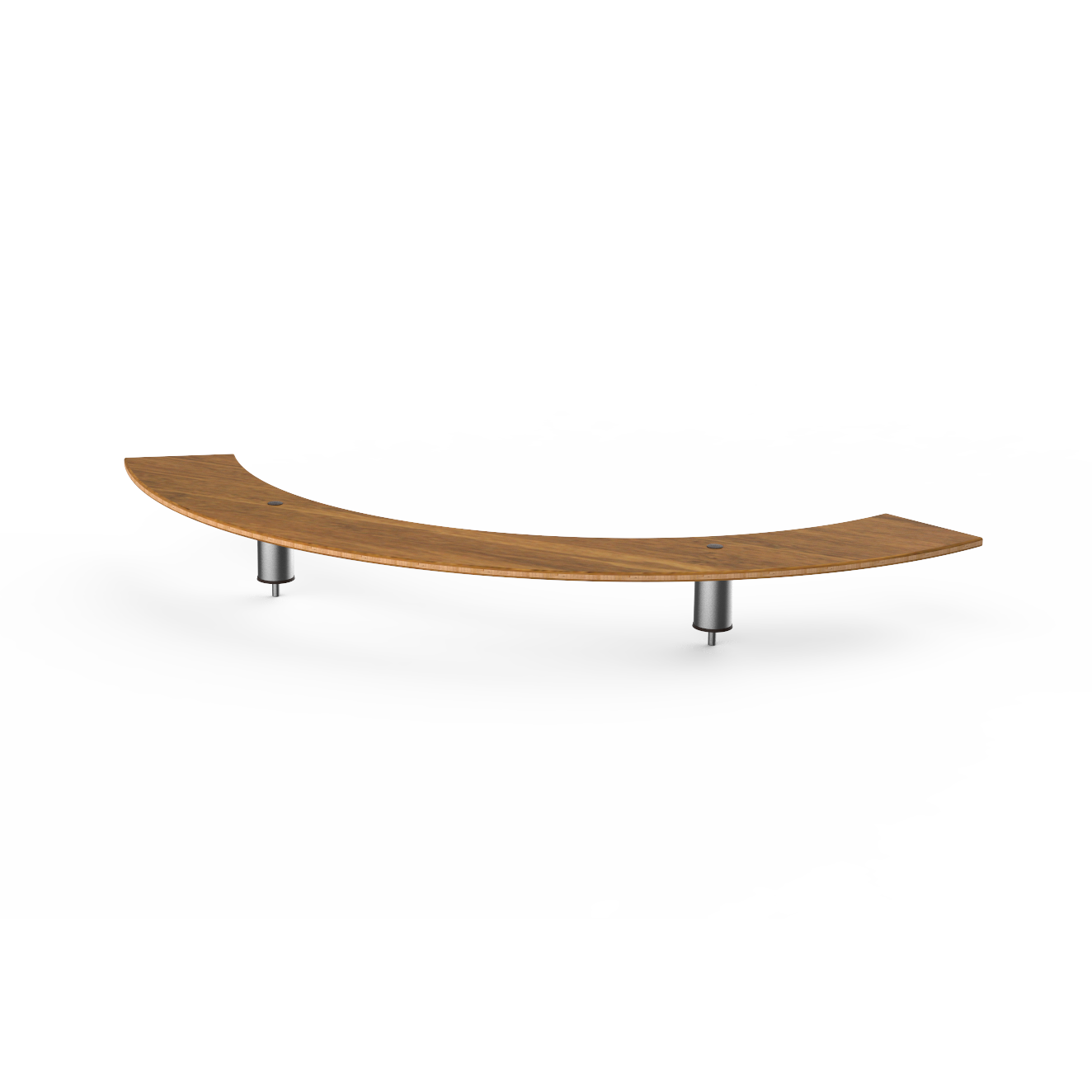Curved Outer Shelf L 76.0" W 27.5" Modular