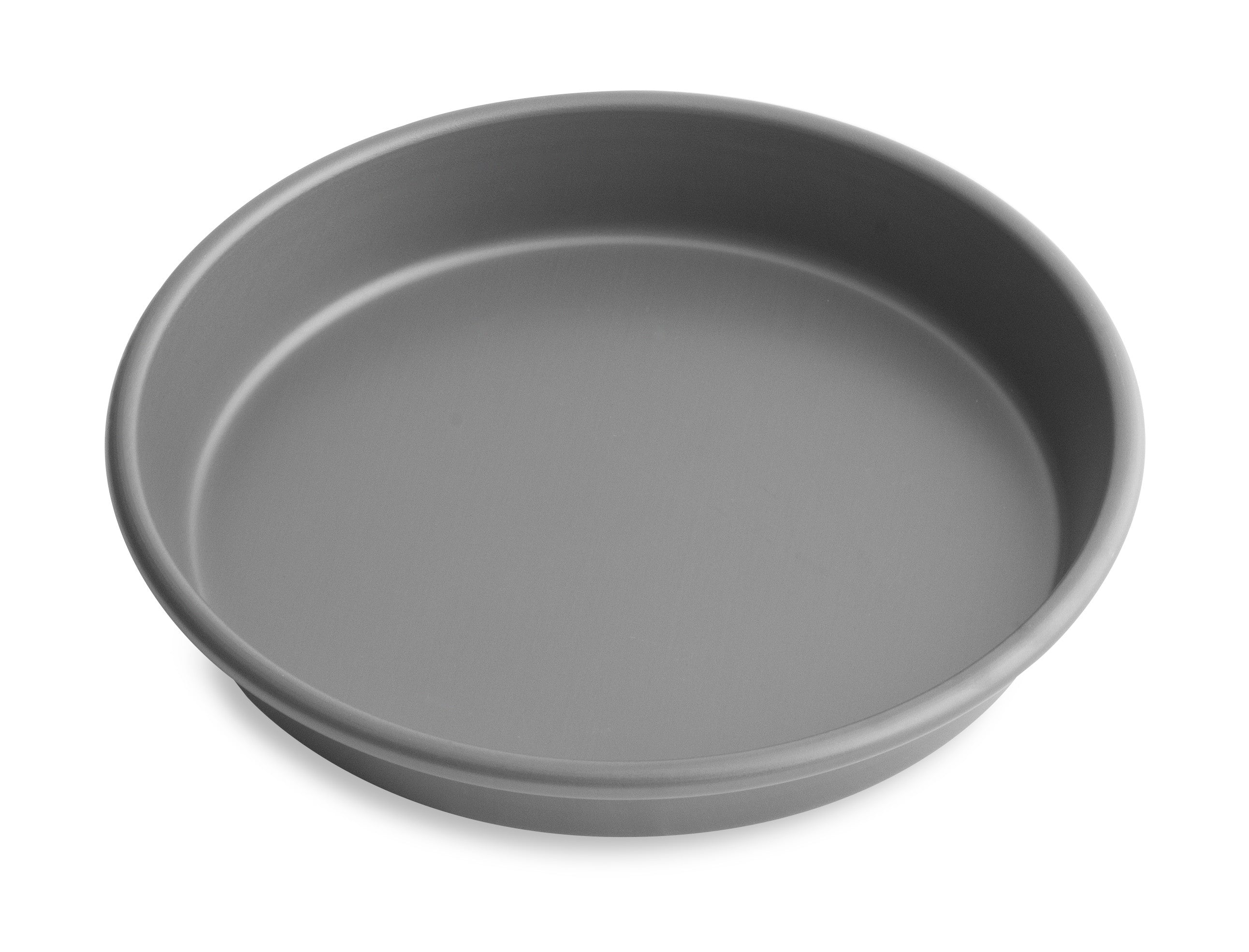 9" Solid Tapered Deep Dish Pizza Pan with Hard Coat Anodized Finish