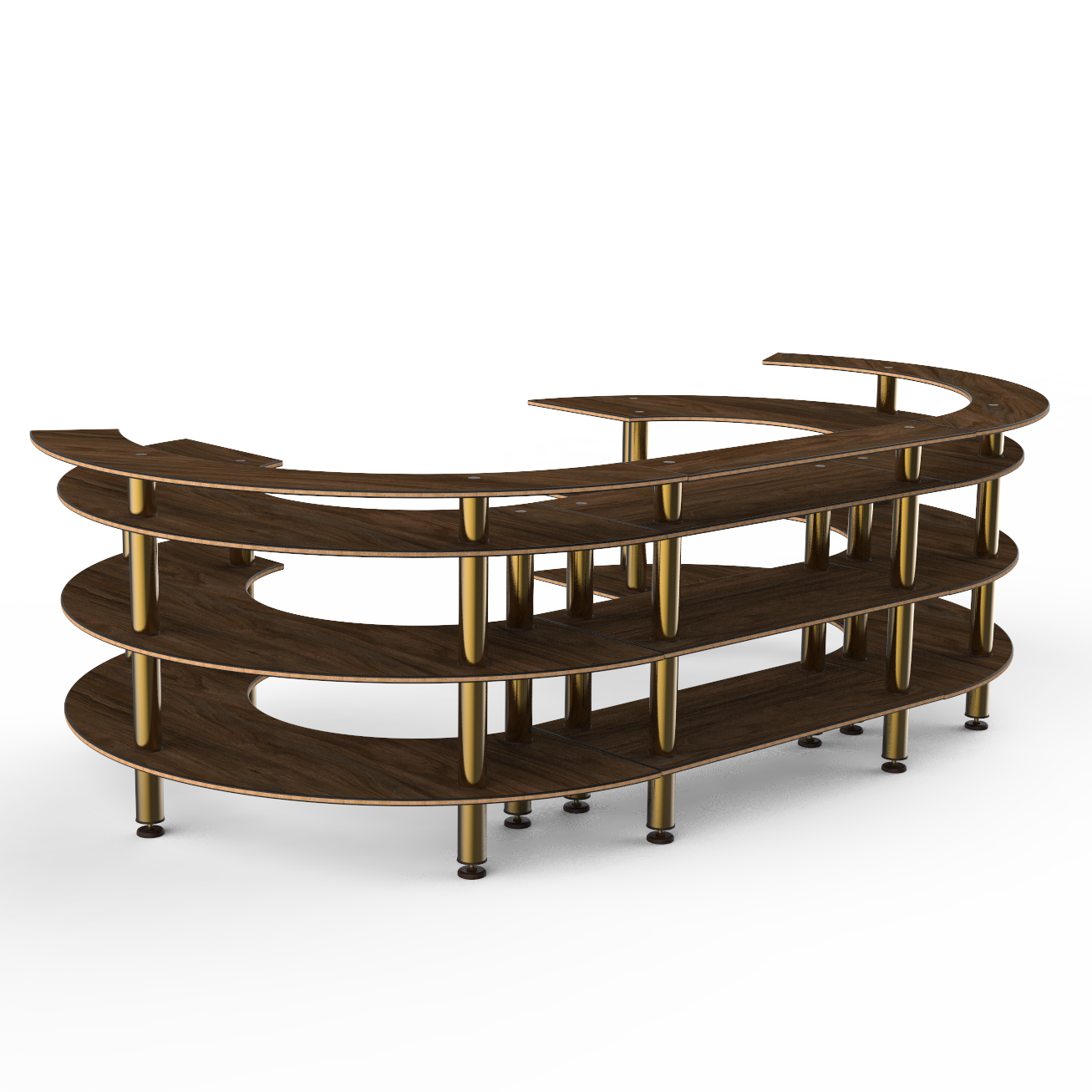 Open C Serving Station L 134.375" W 84.0" Modular
