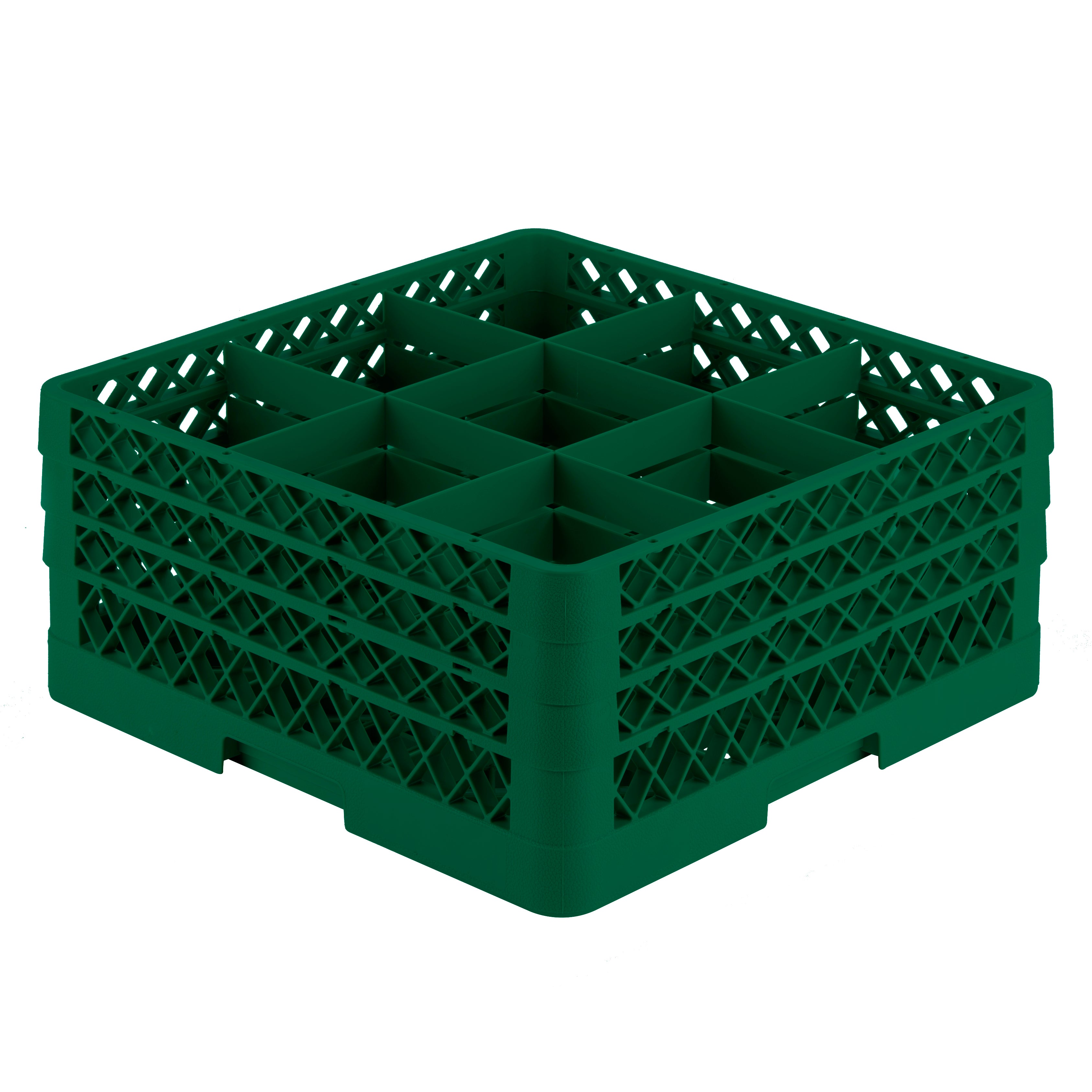 9-Compartment Square Traex® Full Size Compartment Racks