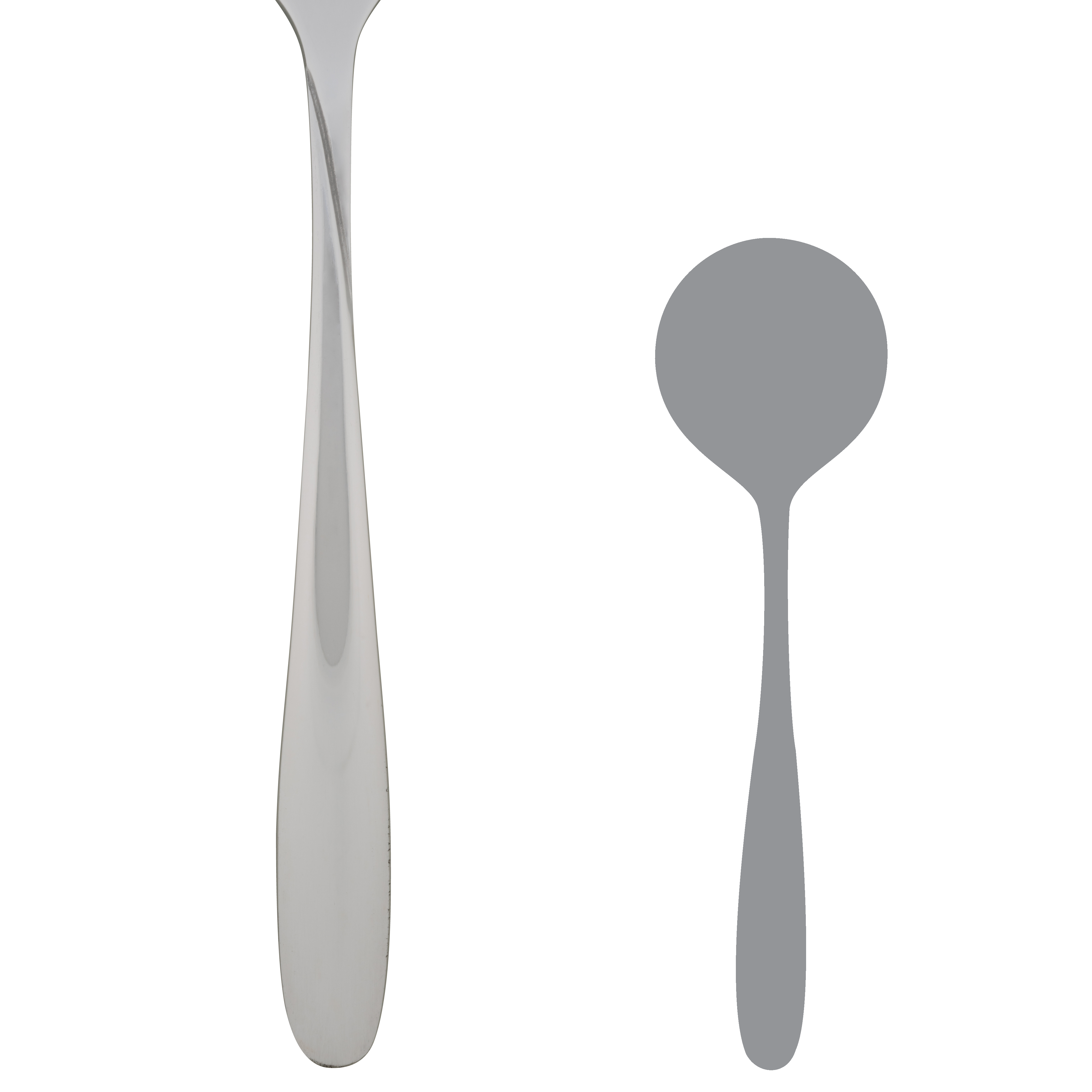 Bouillion Soup Spoon L 7.625" Moon Hf Sat