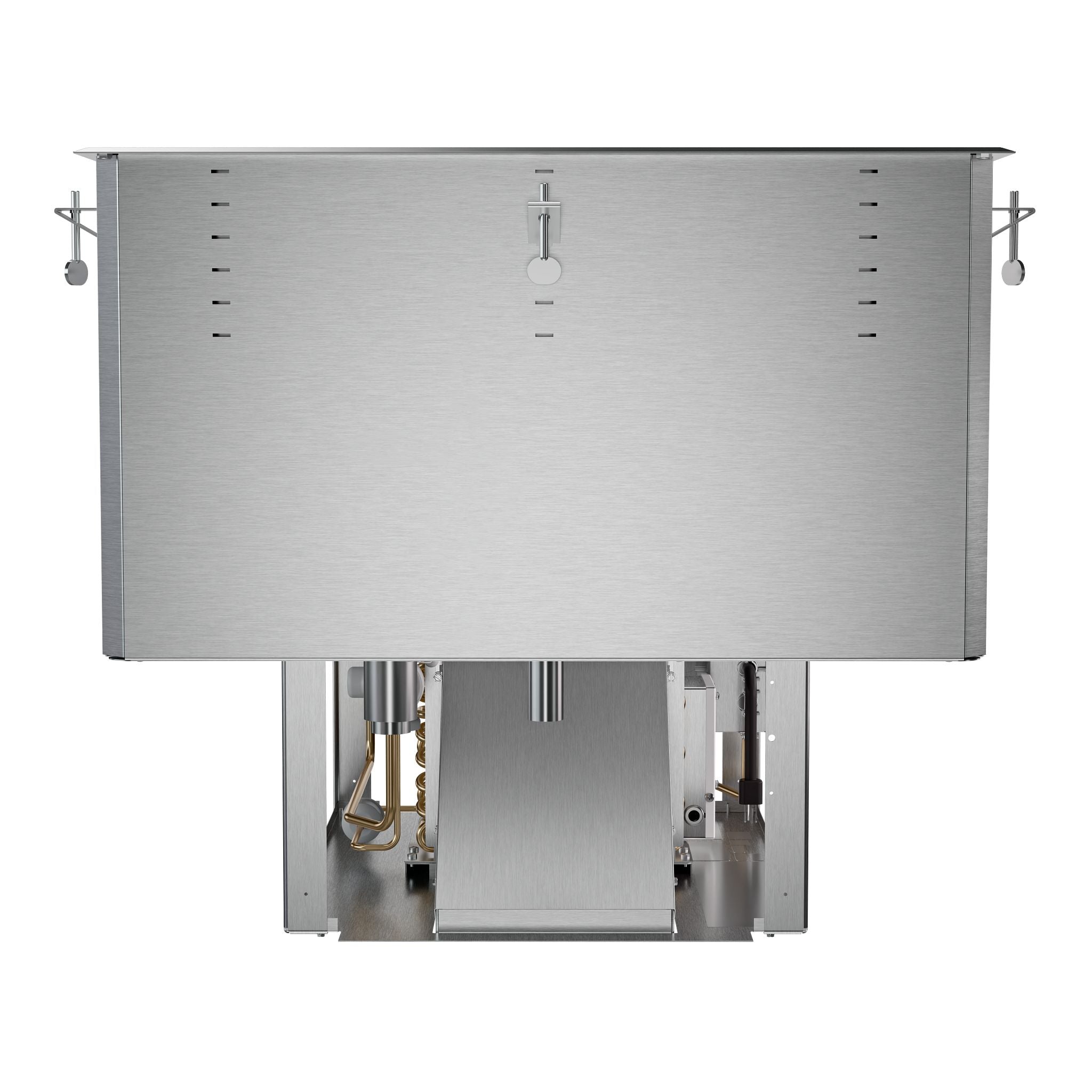 Four-Pan 120-Volt Forced-Air Drop-In Cold Well - Flat Flange