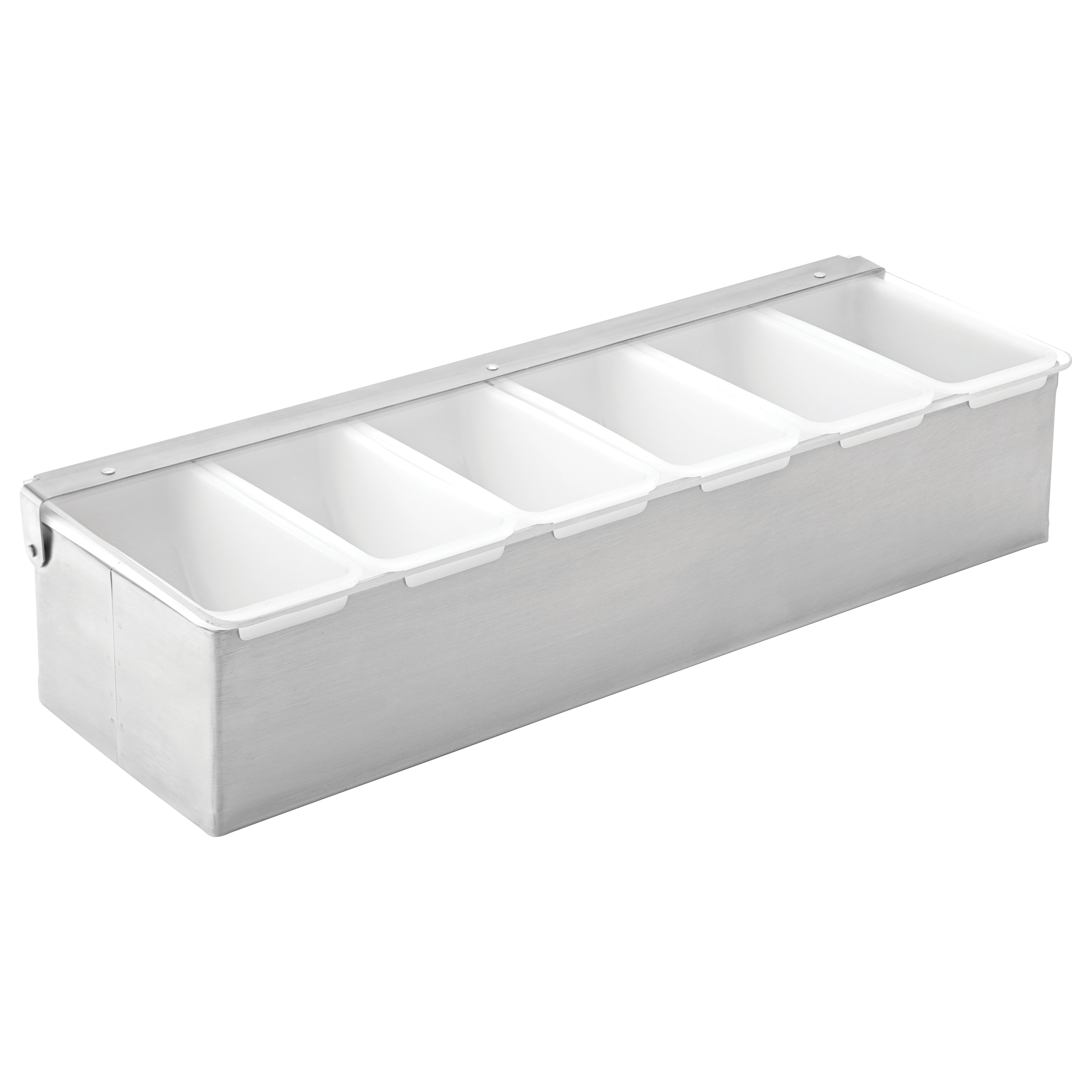 Bar Accessories Condiment Holder W/ 6 Inserts oz