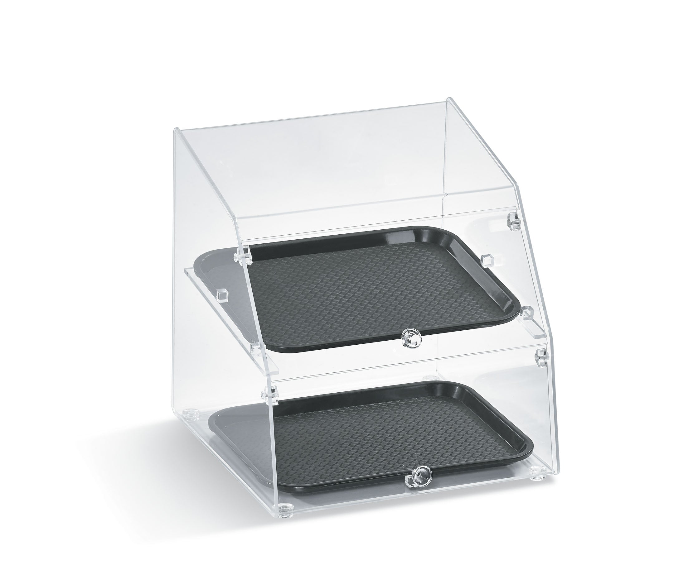 Acrylic Classic Bakery Display Cases - Small 2 high tray design