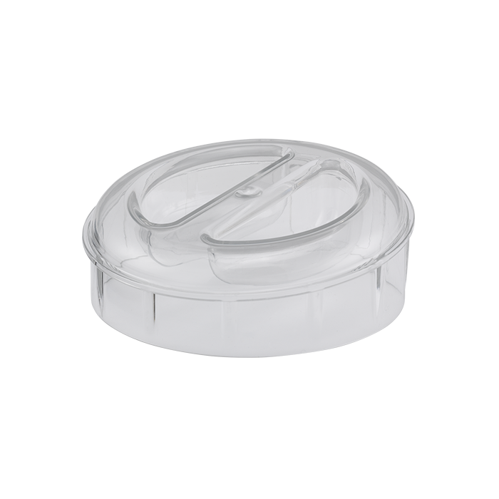 Slim Pitcher Clear Plastic Slotted Lid