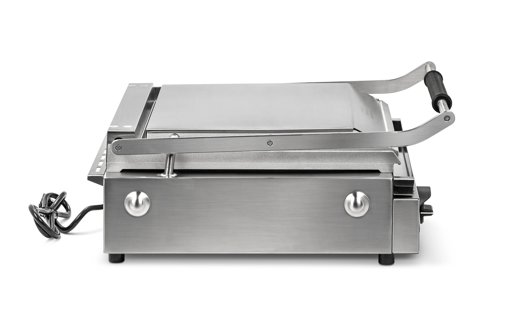 120-Volt Super-Size Panini Sandwich Grill with Aluminum Flat Plates and Nema 5-20p Plug