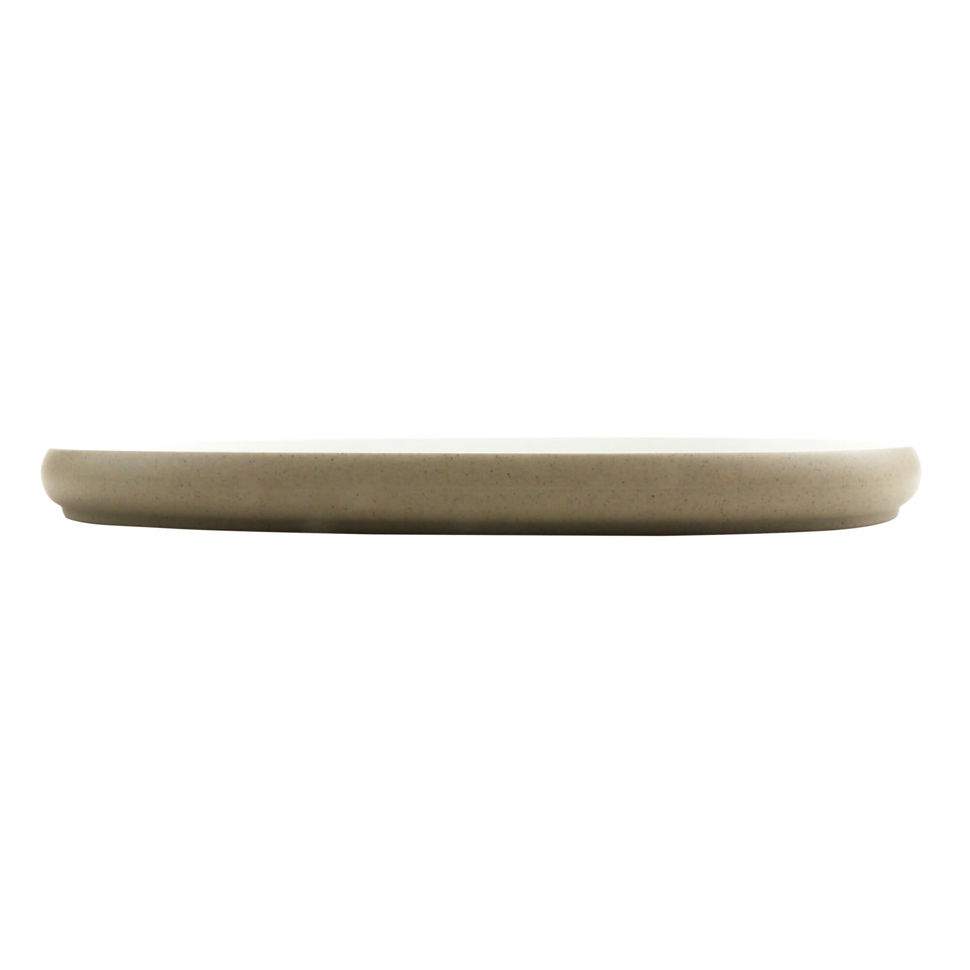 Cheforward Hatch 12.7" Oblong Melamine Plate, Touch of Honey/Sandstone