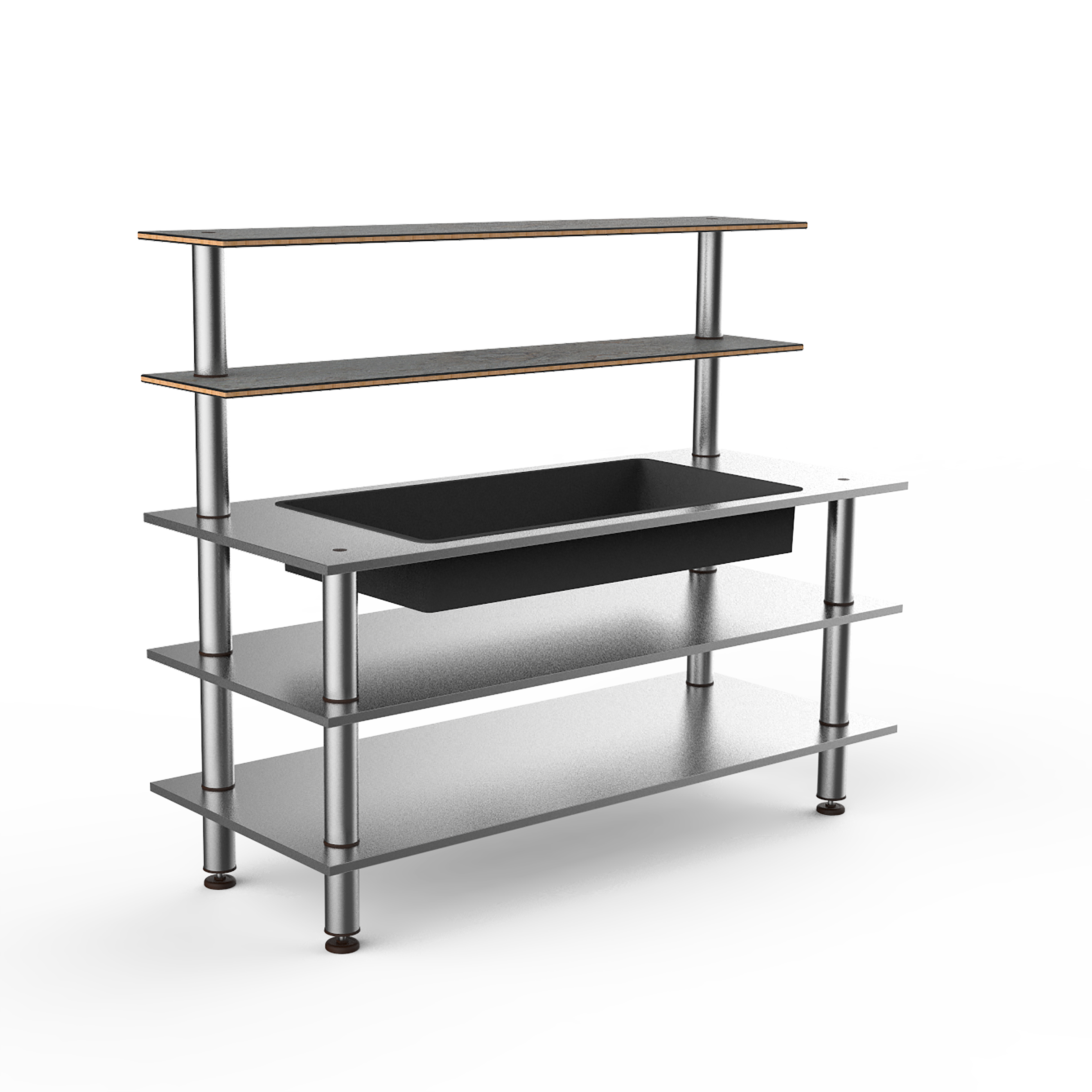 Pro Back Bar Station L 71.0" W 29.5" Modular