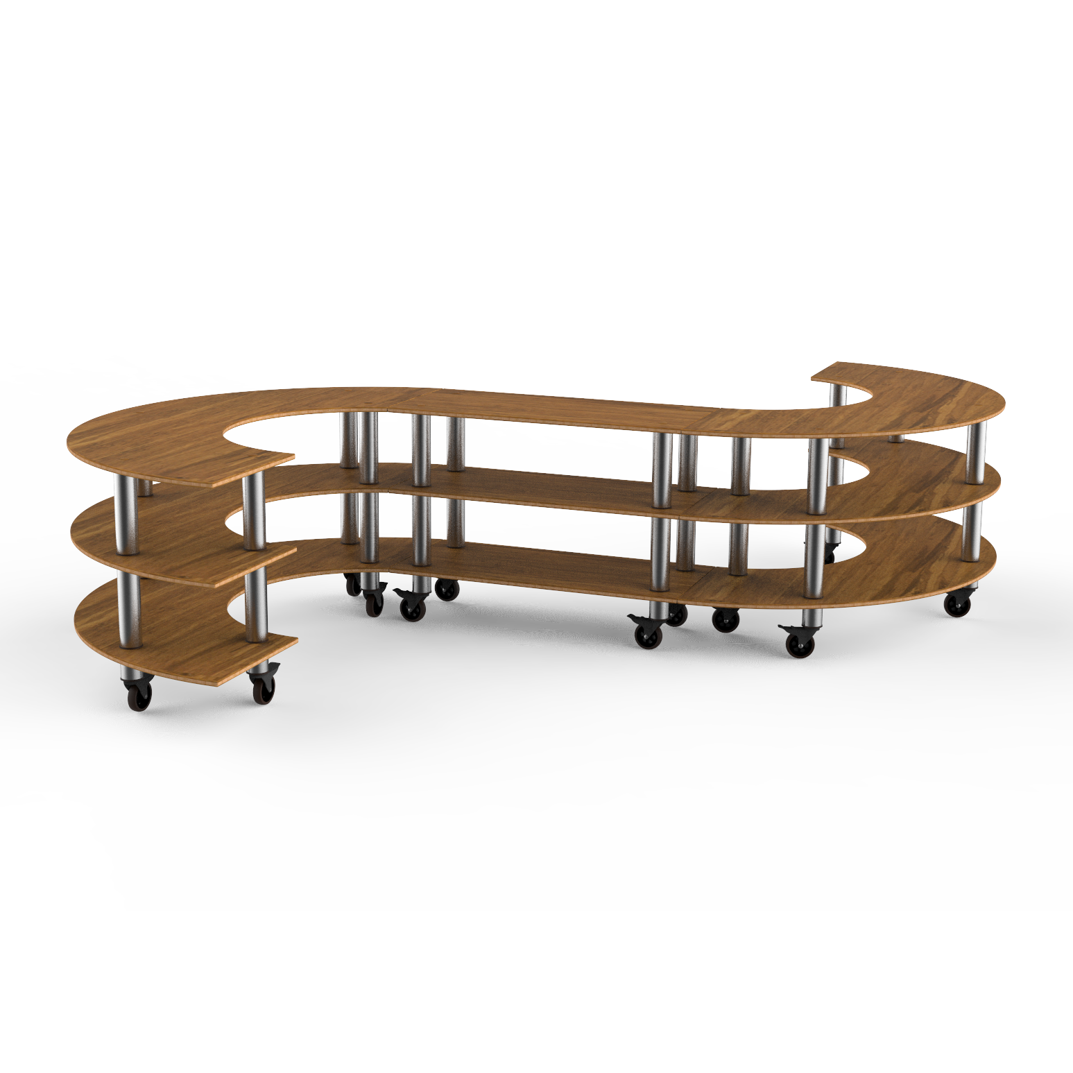 Medium S Buffet Station L 129.0" W 141.0" Modular