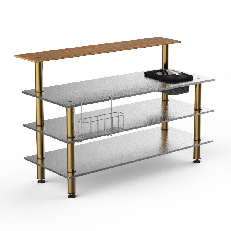 Pro Bar Station L 71.0" W 34.5" Modular