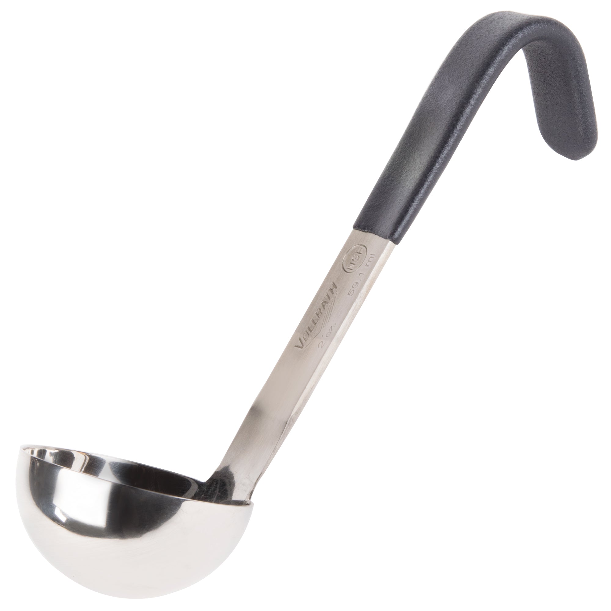 2-ounce one-piece heavy-duty ladle with short Kool-Touch® handle