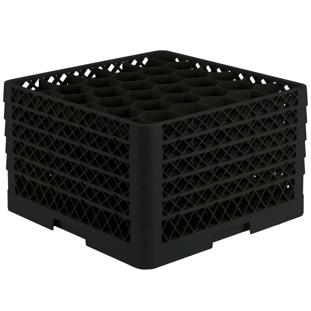 Traex® Full-Size Rack Max® Compartment Racks with five extenders in Black