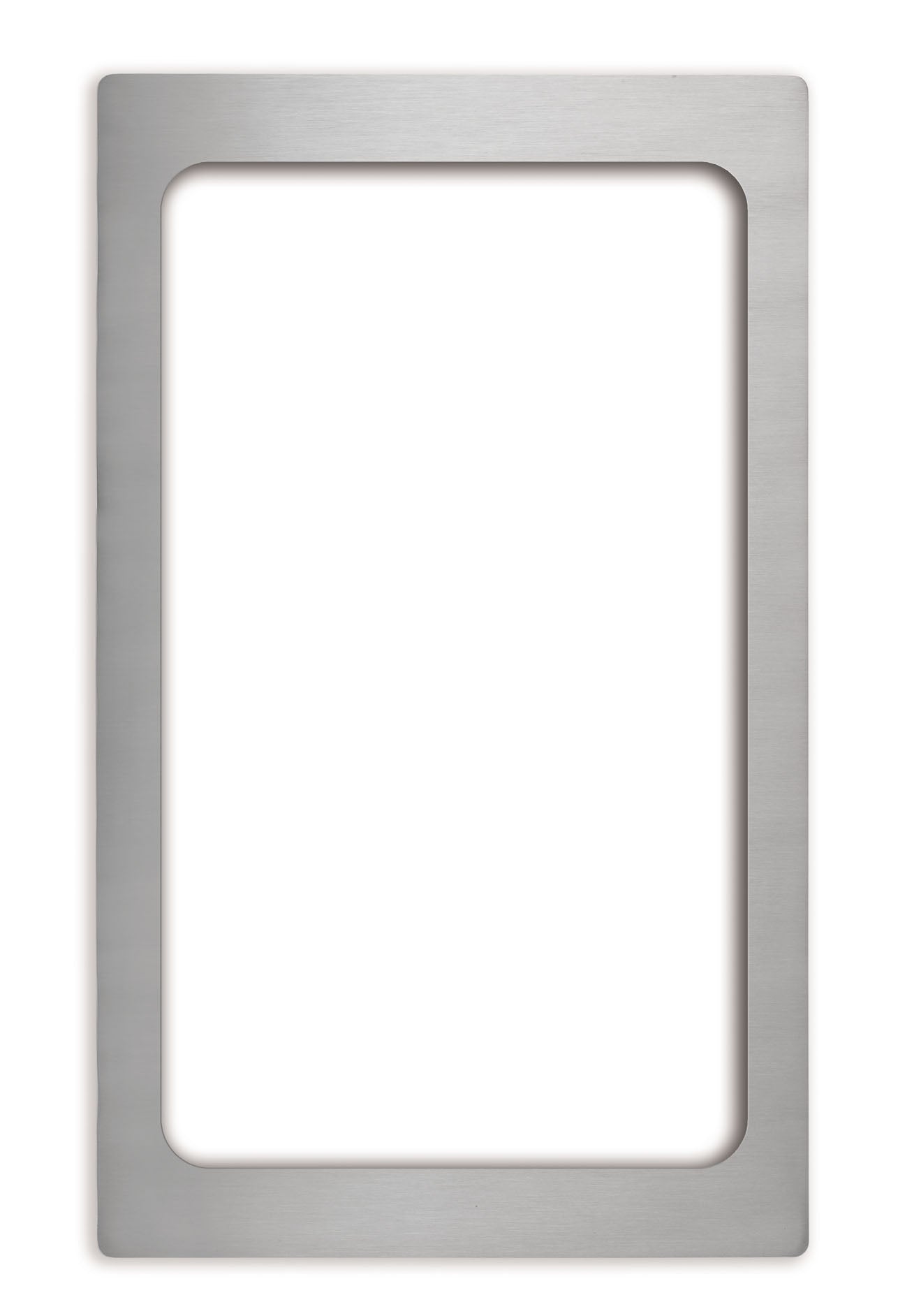 Miramar® stainless steel template for one full-size Miramar contemporary food pan