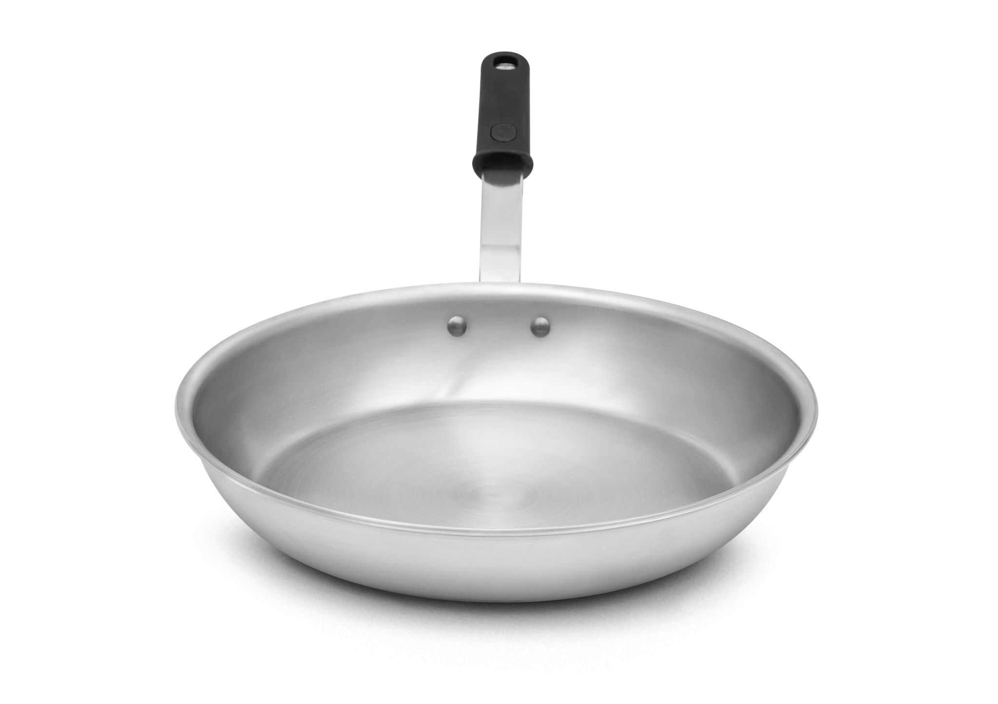 14-Inch Wear-Ever® Aluminum Fry Pan with Natural Finish and Silicone Handle