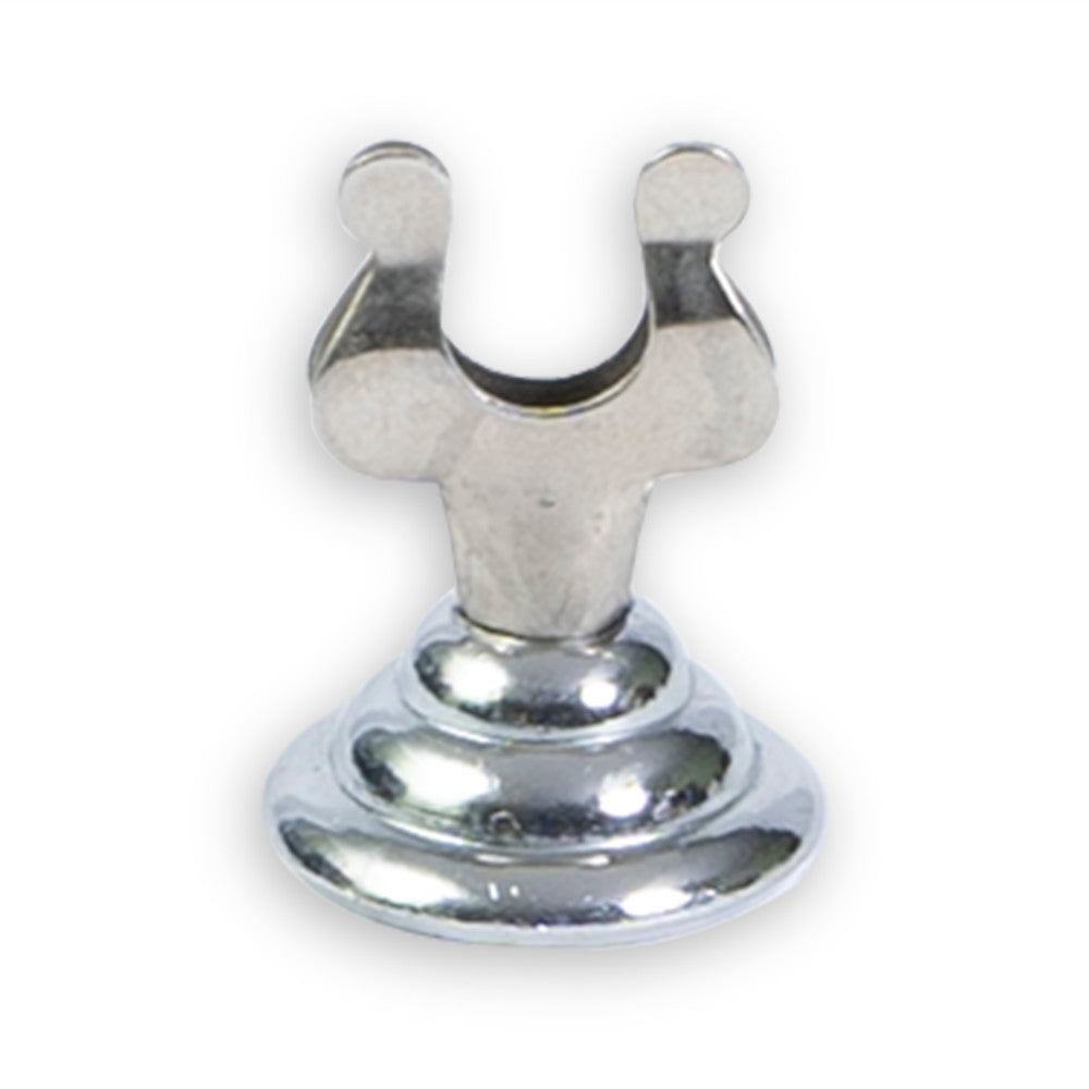 Stainless Steel Card and Menu Holder with Weighted Base