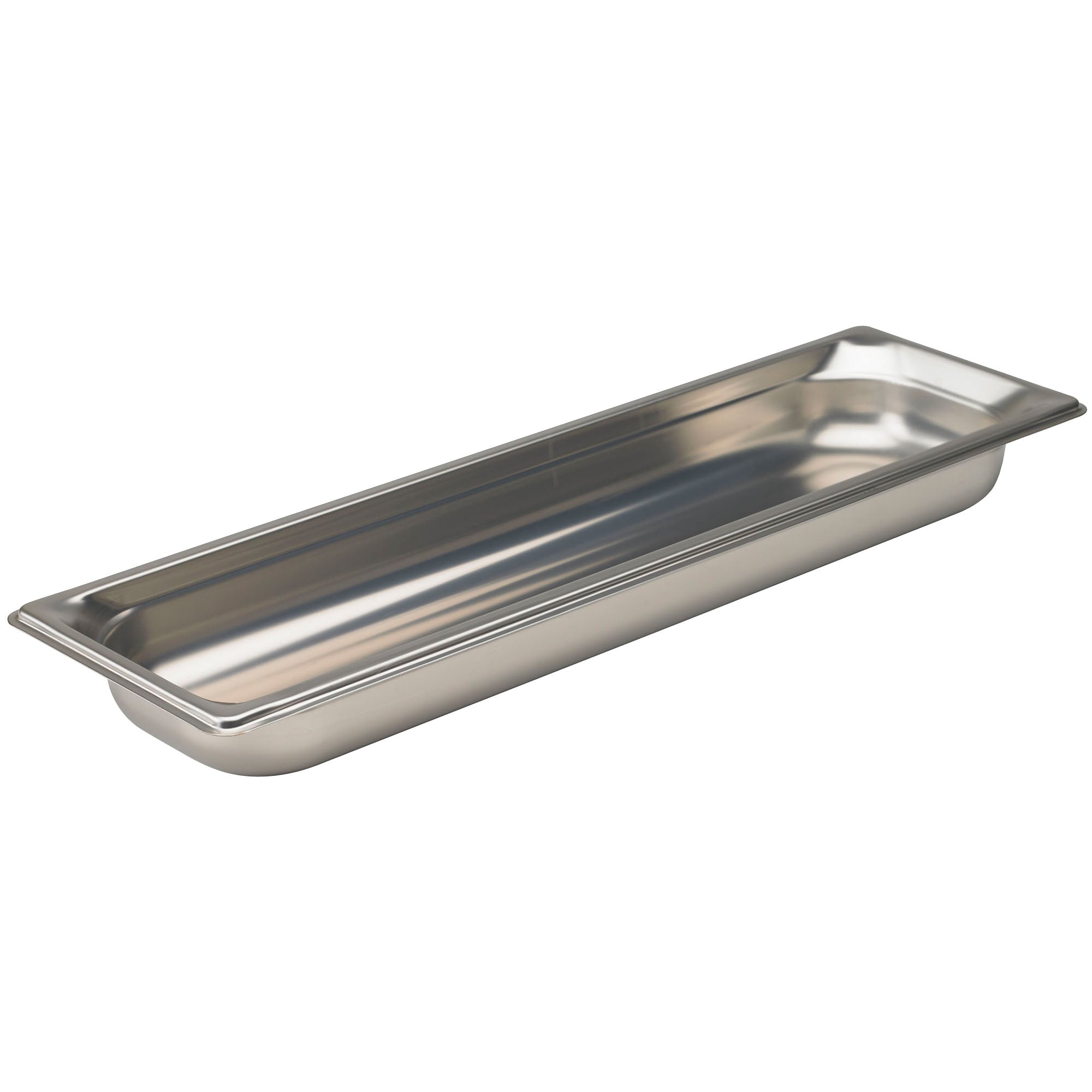 Half-long-size 2 ½-inch-deep Super Pan 3® stainless steel steam table pan