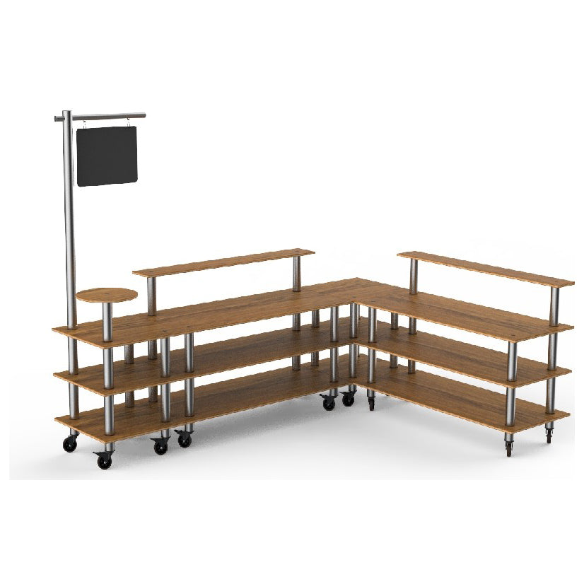 Breakfast Corner Station L 130.0" W 100.0" Modular