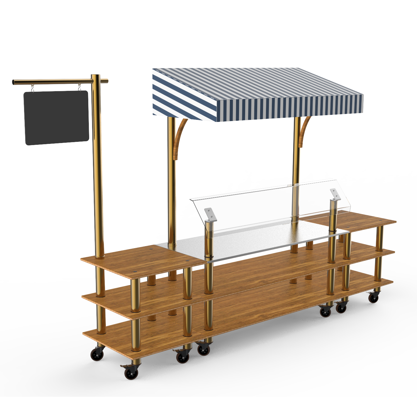 Classic Canopy Station L 130.0" W 33.0" Modular