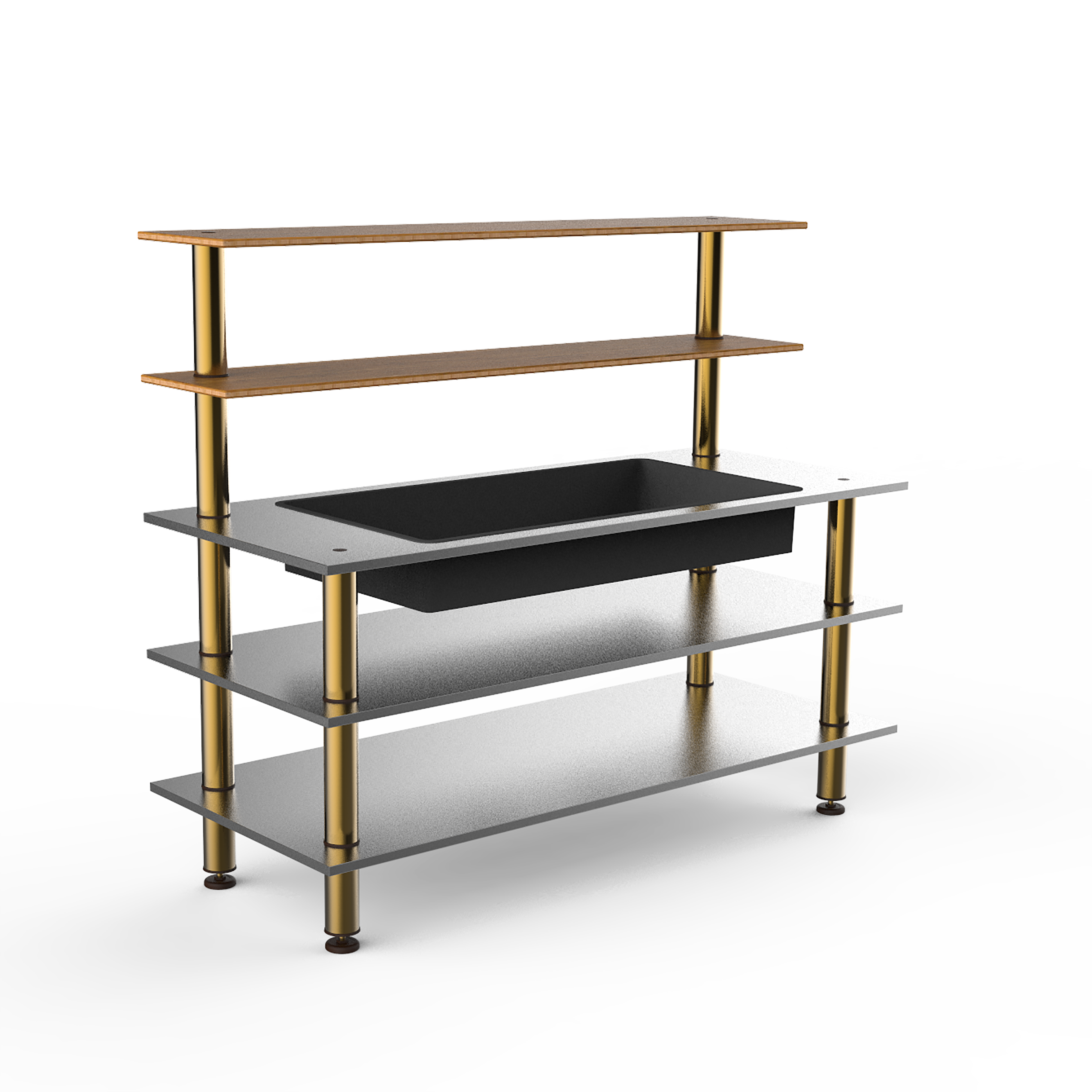 Pro Back Bar Station L 71.0" W 29.5" Modular
